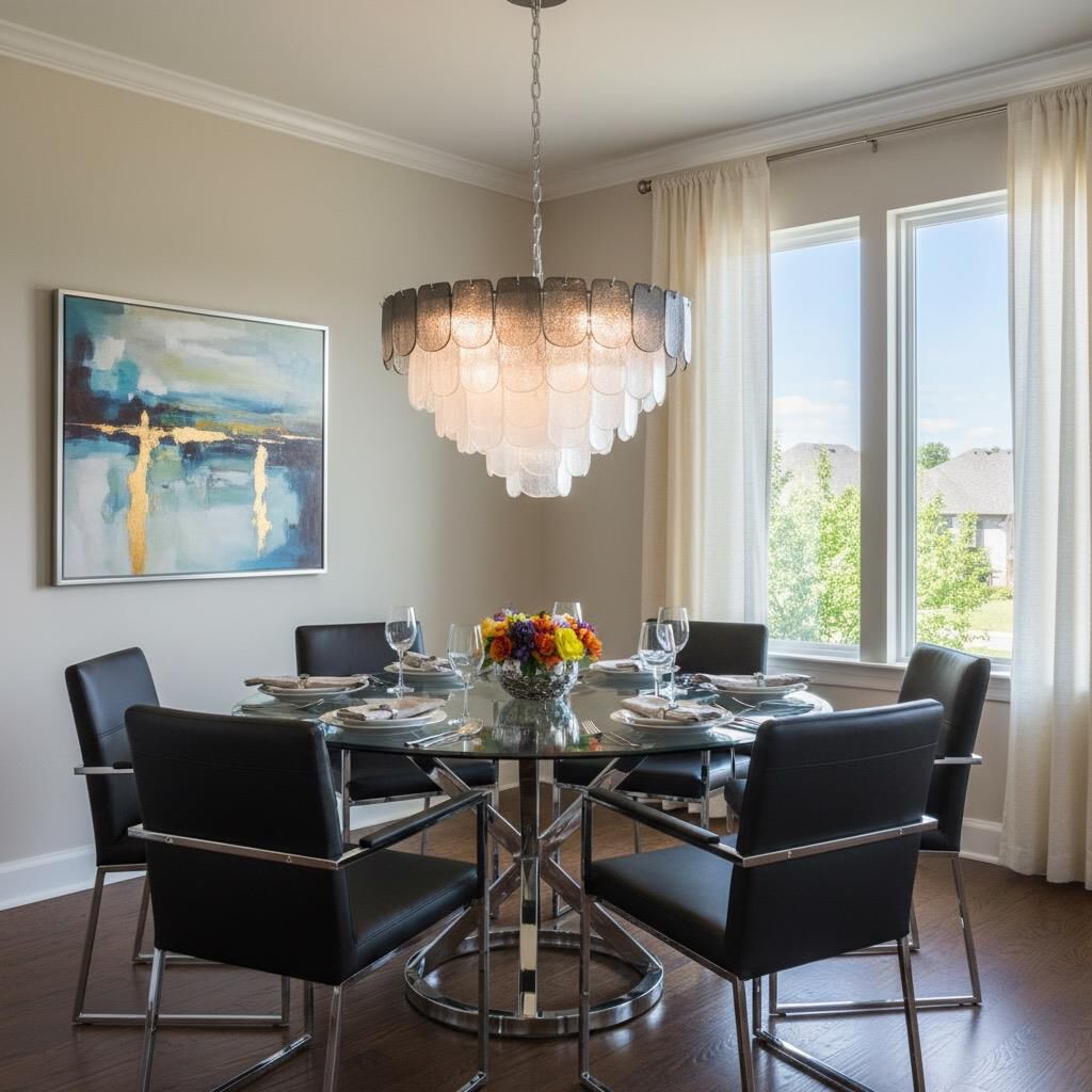 Bianca 32 Inch Chandelier by Artcraft