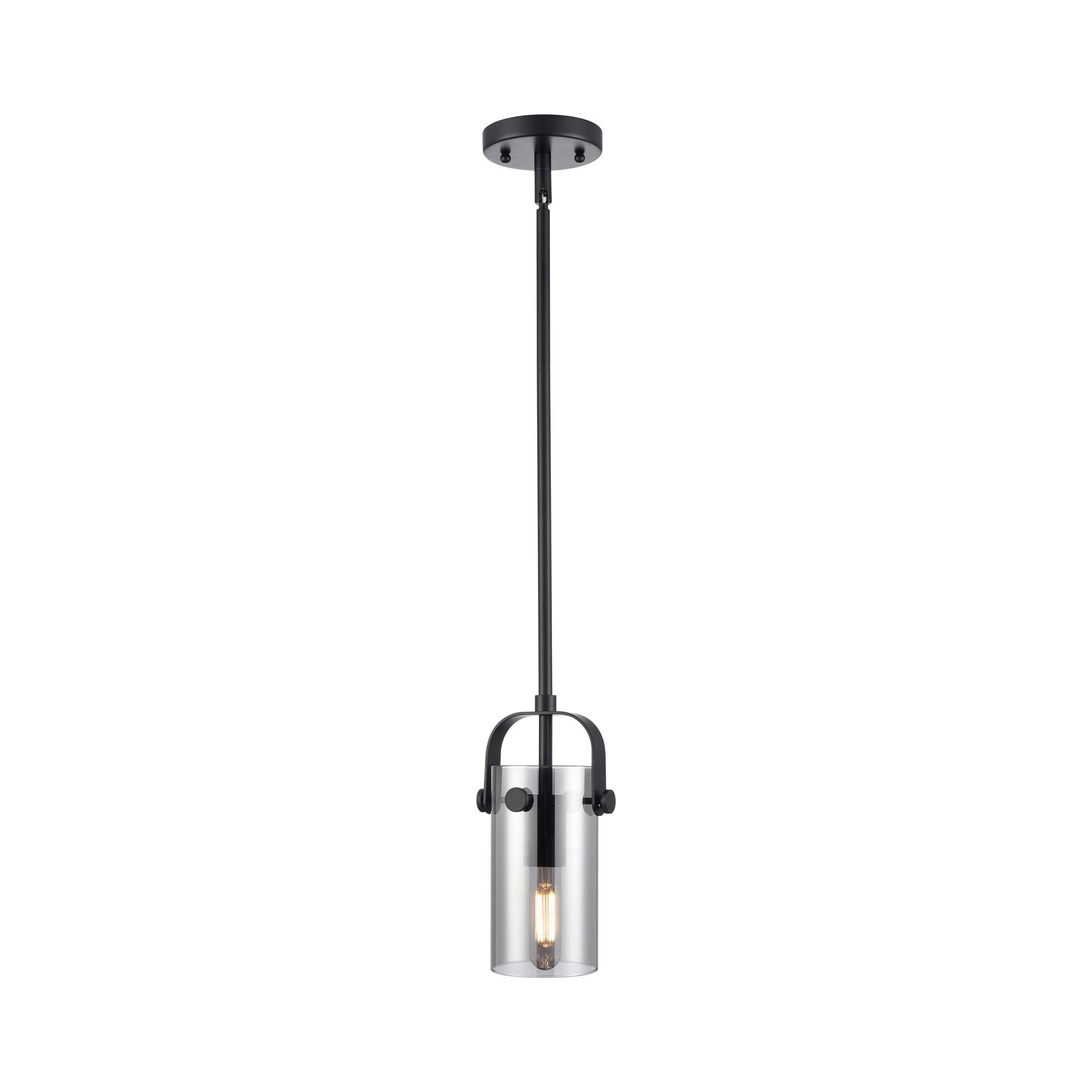 Shown in Matte Black finish and Plated Smoke glass