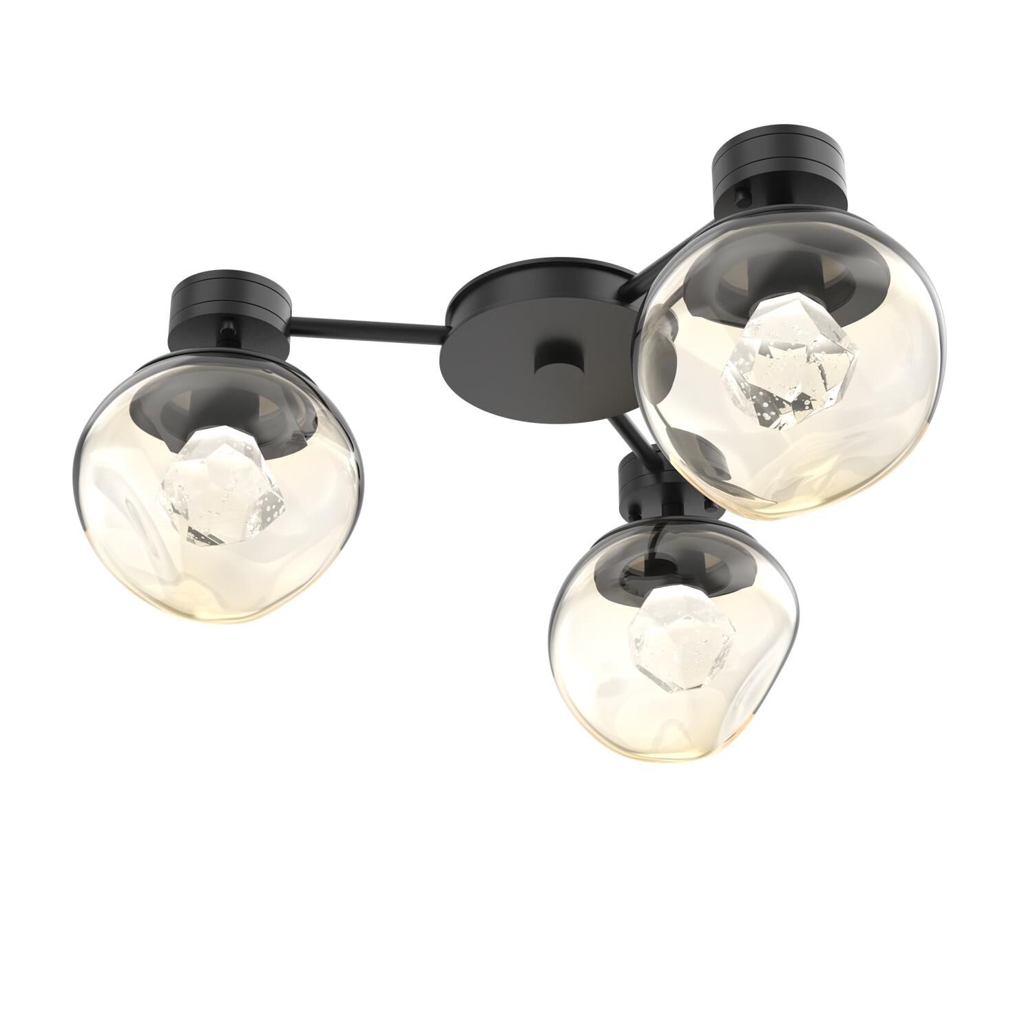 Levi Wilson Luna 23 Inch Semi Flush Mount by Hammerton Studio