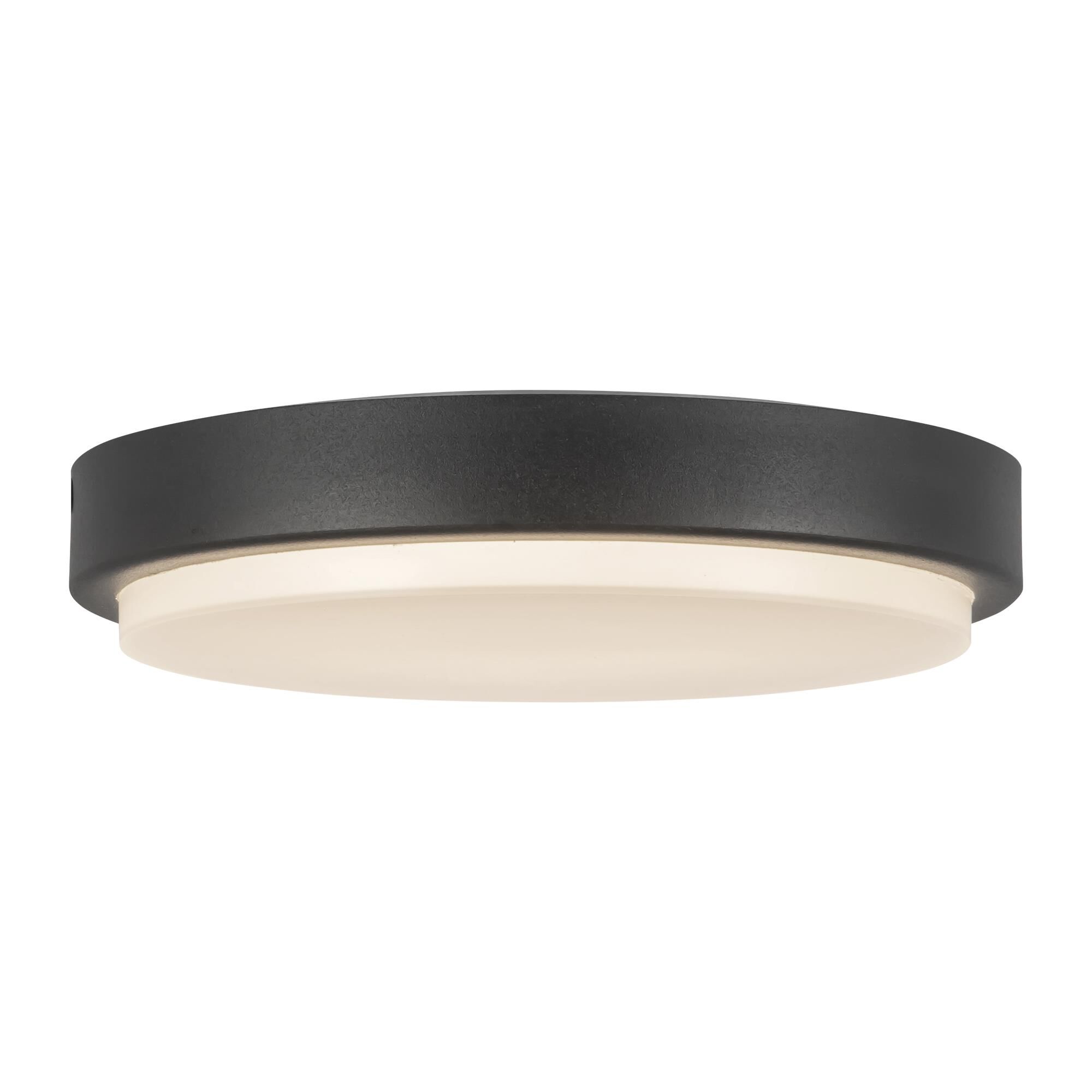 Shown in Black finish and Frosted Polycarbonate Diffuser glass
