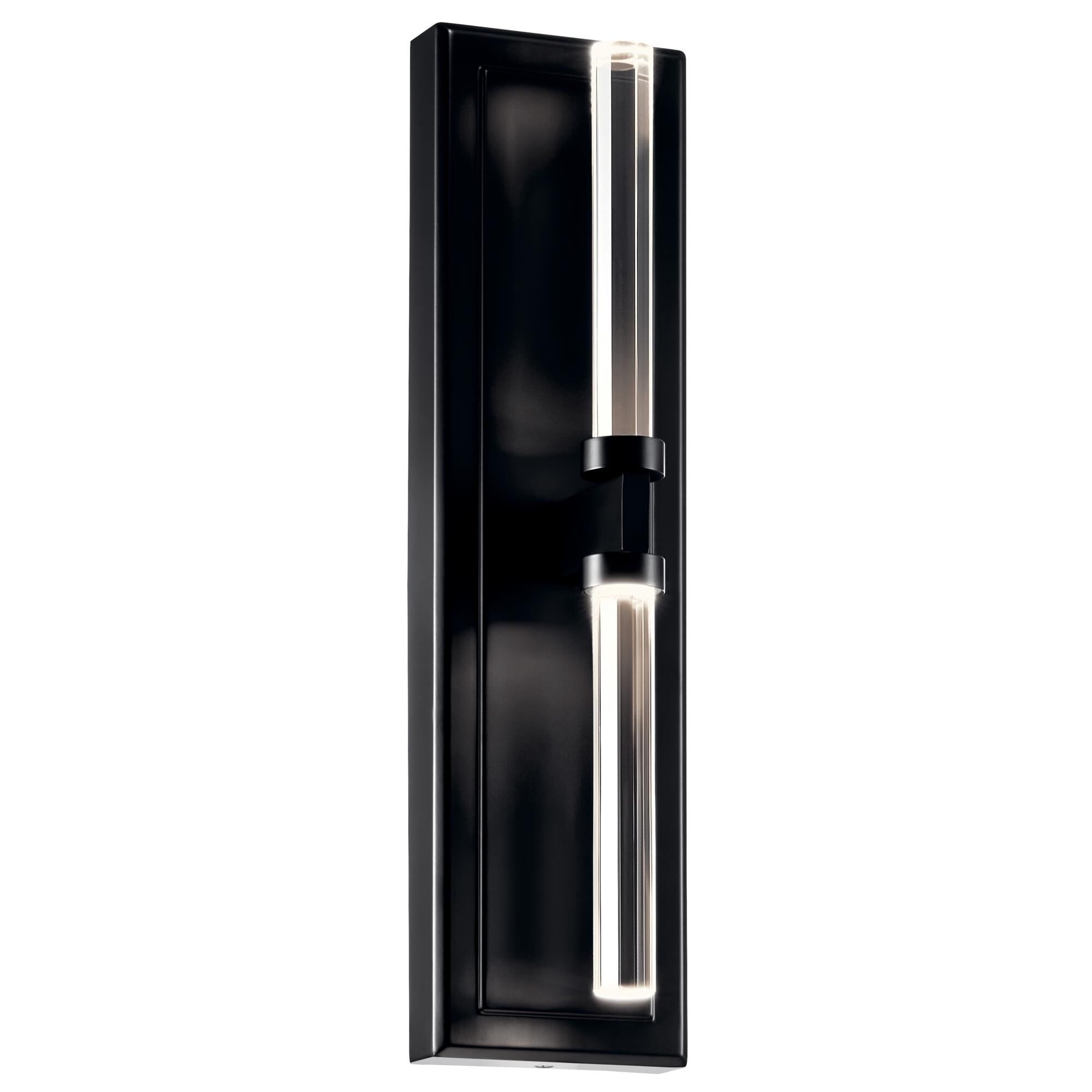 Shown in Black finish and Clear Optical Crystal glass