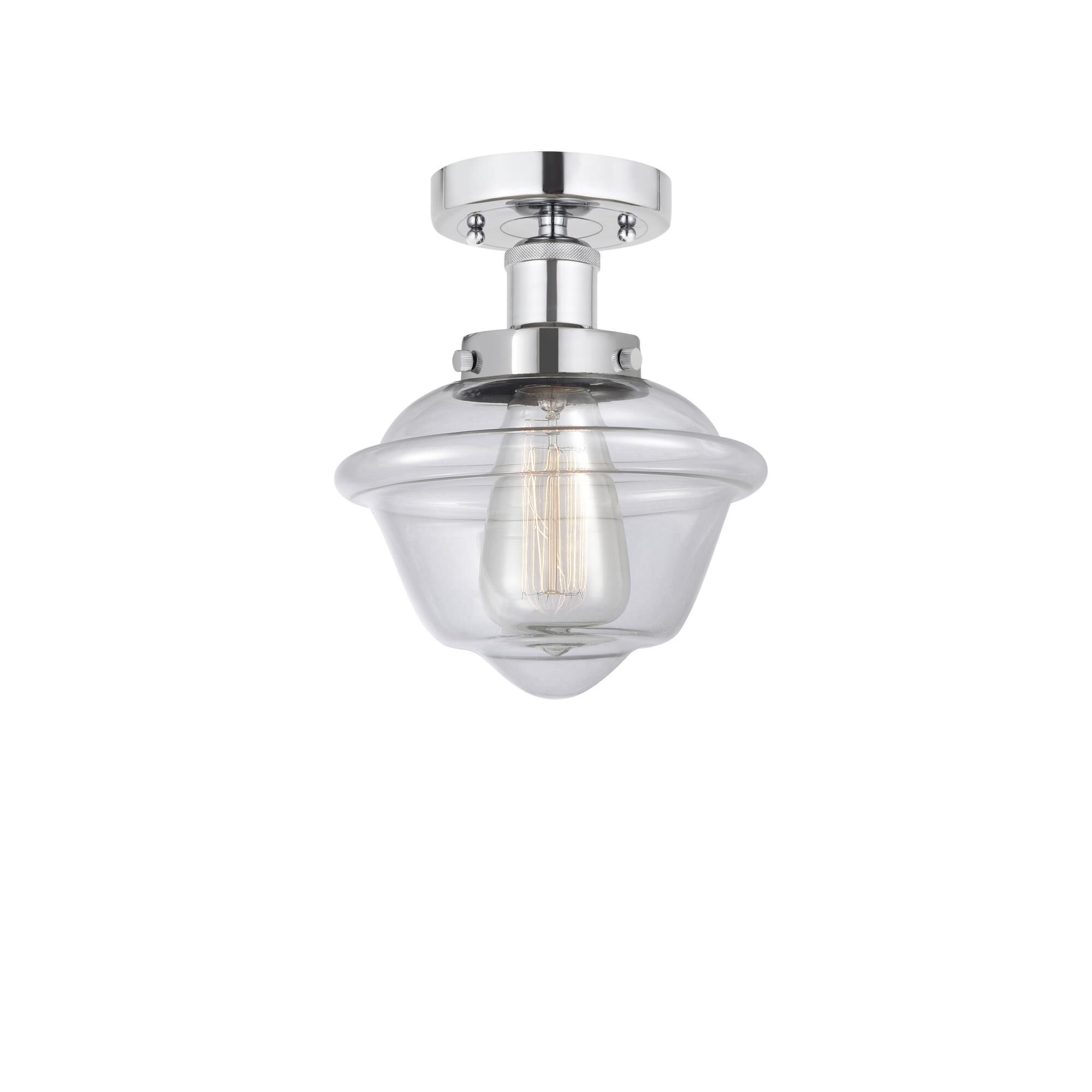 Shown in Polished Chrome, Clear finish and Clear glass and Clear Glass shade
