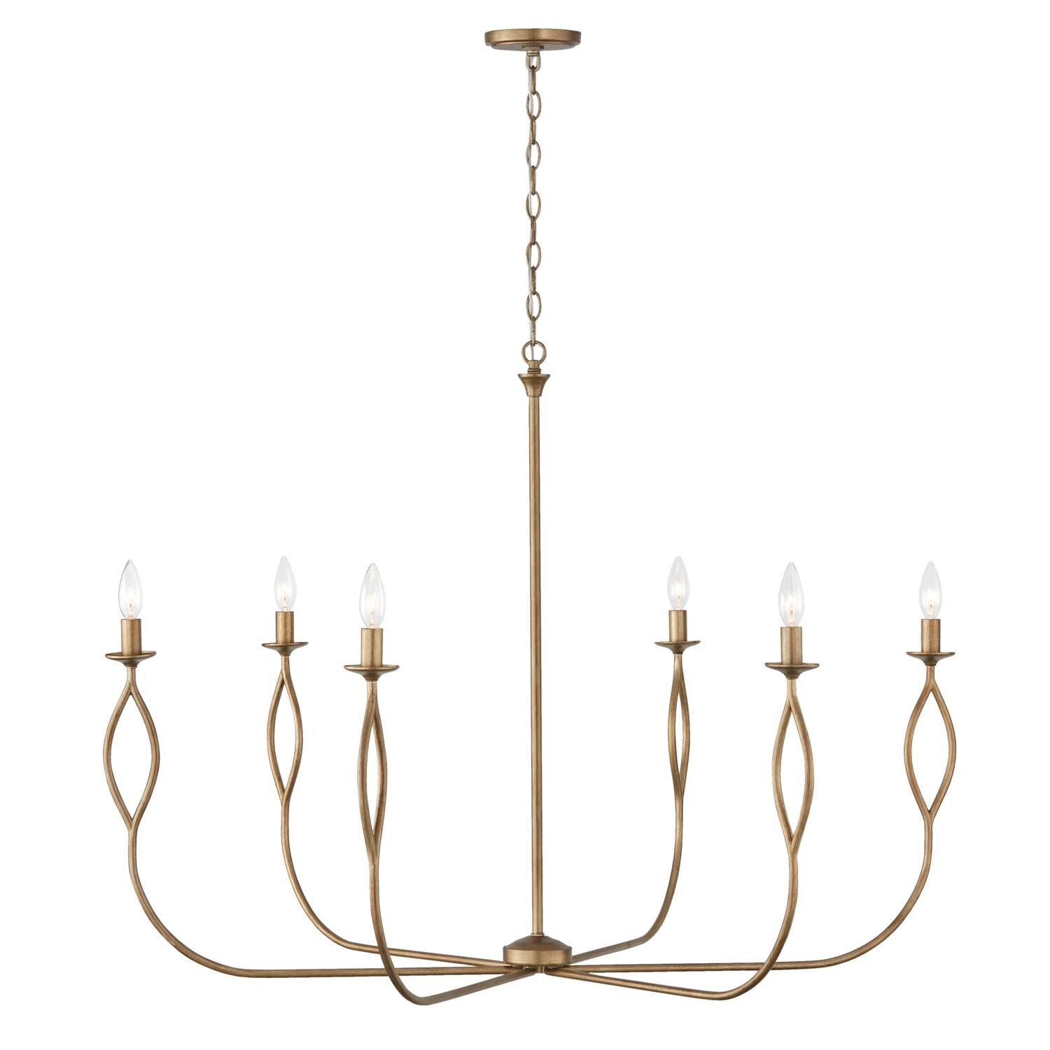 Cohen 44 Inch 6 Light Chandelier by Capital Lighting Fixture Company