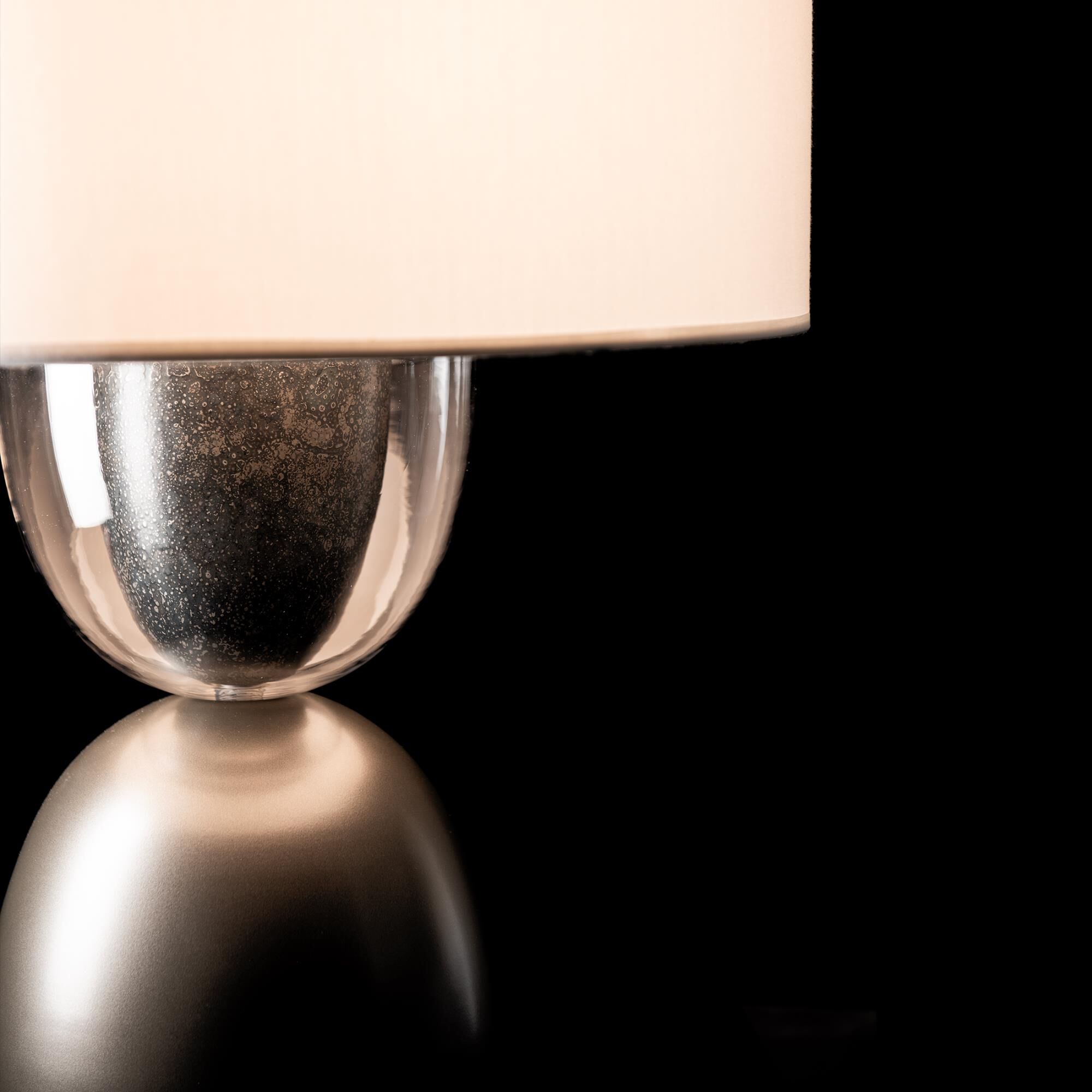 Shown in Dark Smoke finish and Clear Steel accent