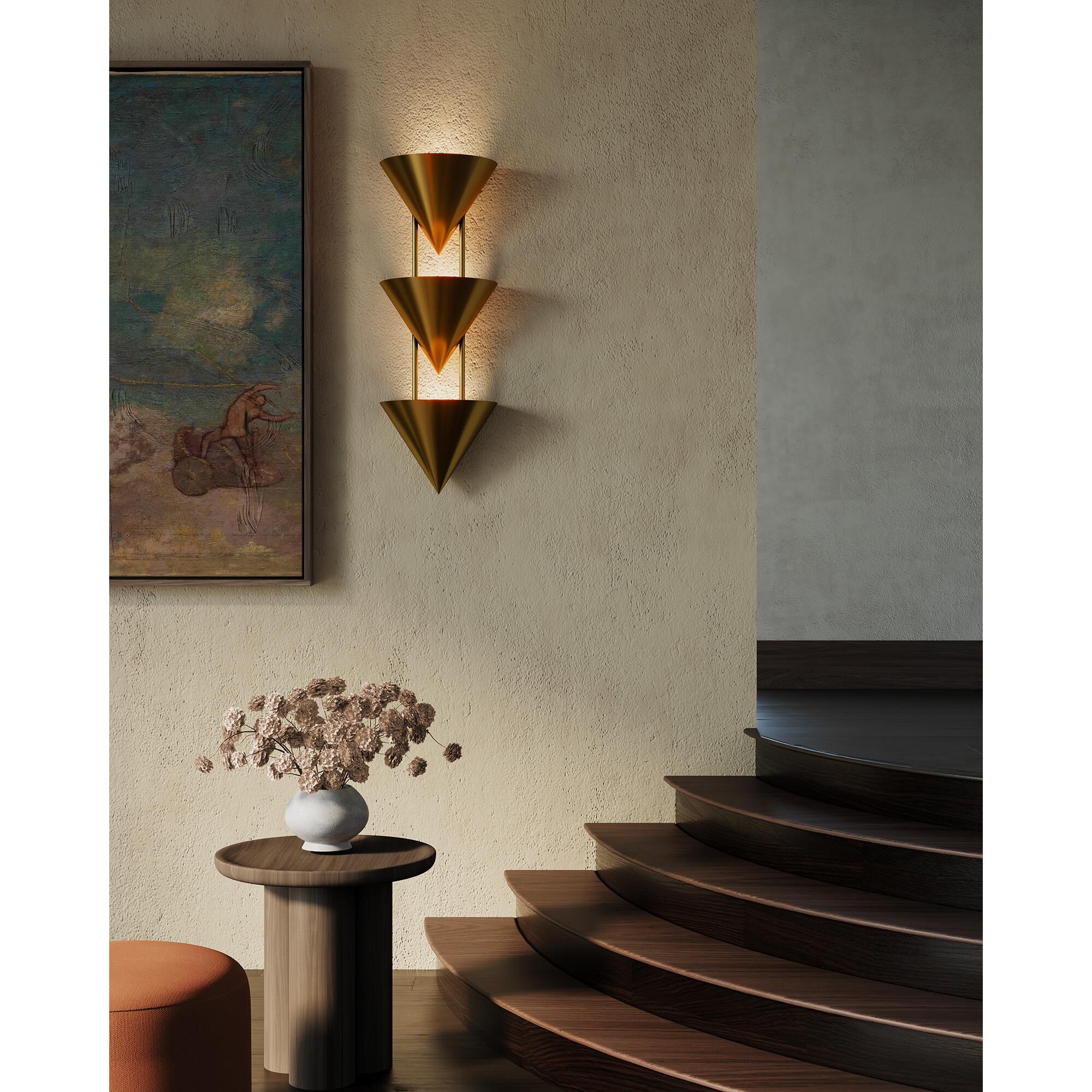 Shown in Patina Brass finish