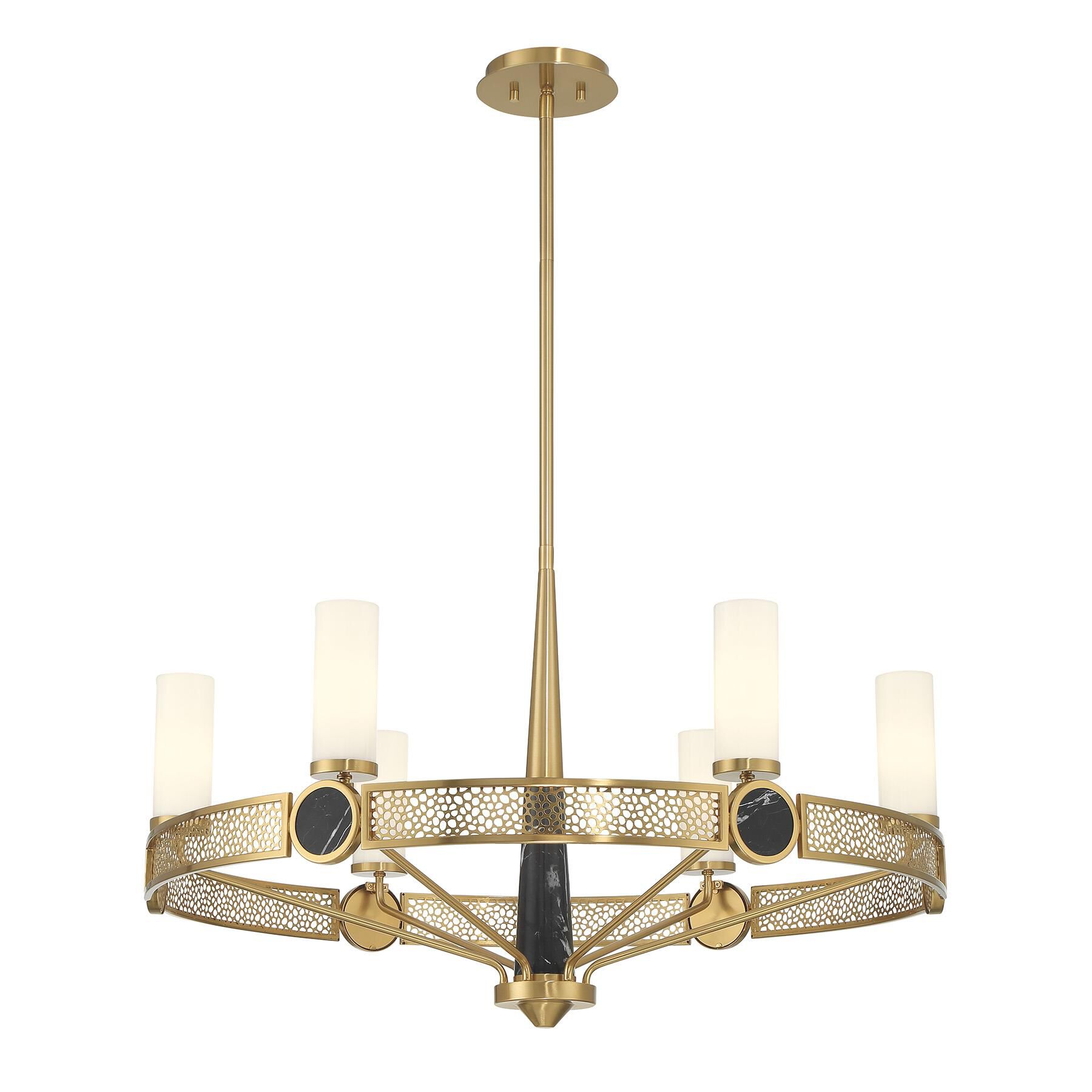 Dann Foley Farrell 32 Inch Chandelier by Savoy House