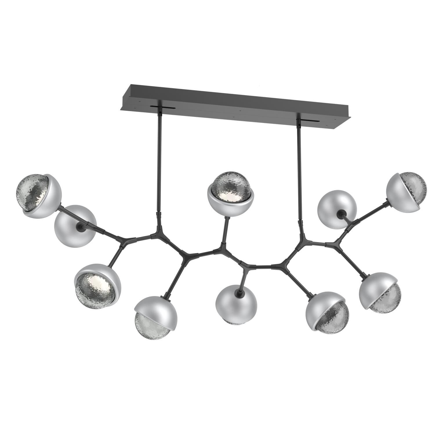 Levi Wilson Cabochon 56 Inch Linear Suspension Light by Hammerton Studio