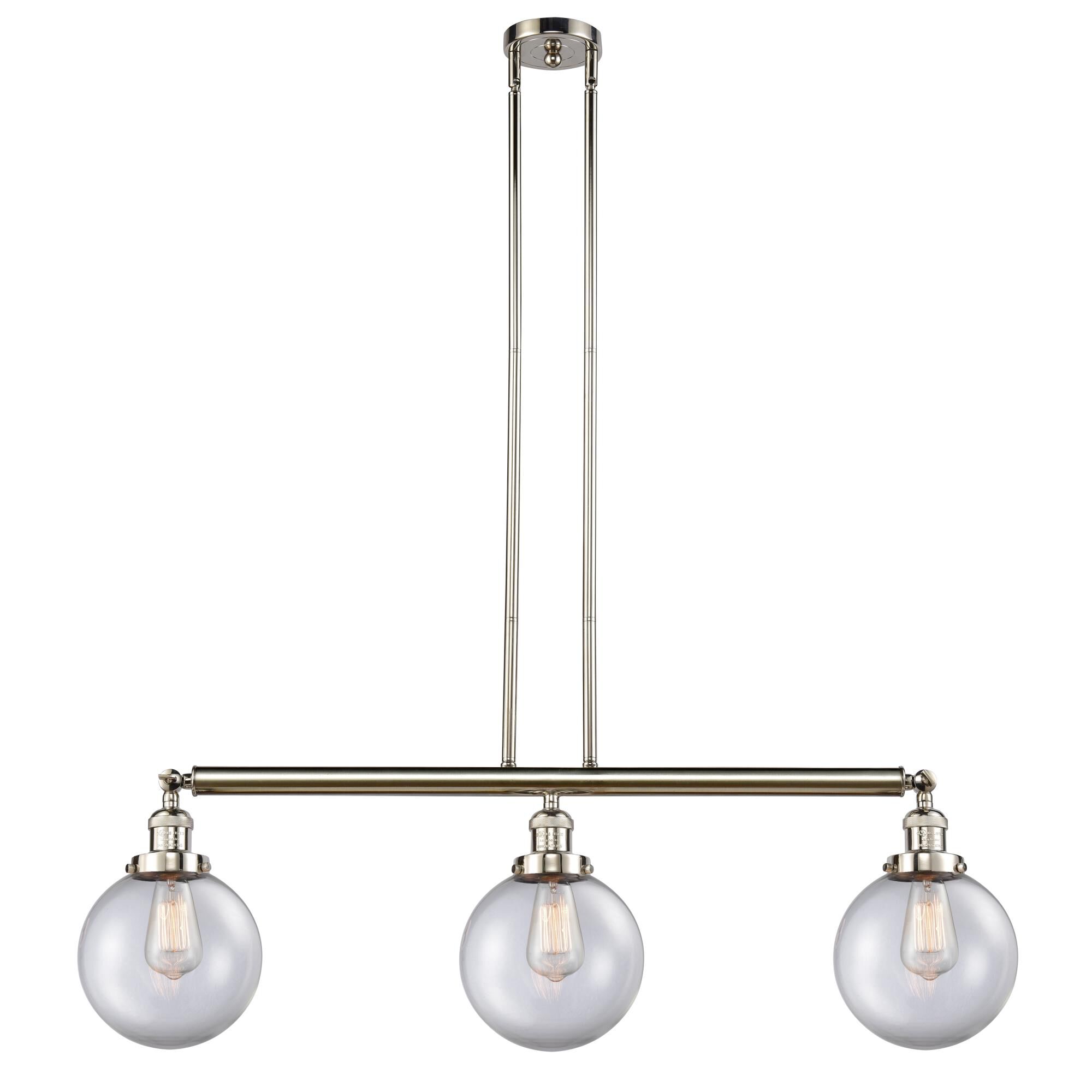 Bruno Marashlian Large Beacon 40 Inch 3 Light Linear Suspension Light by Innovations Lighting