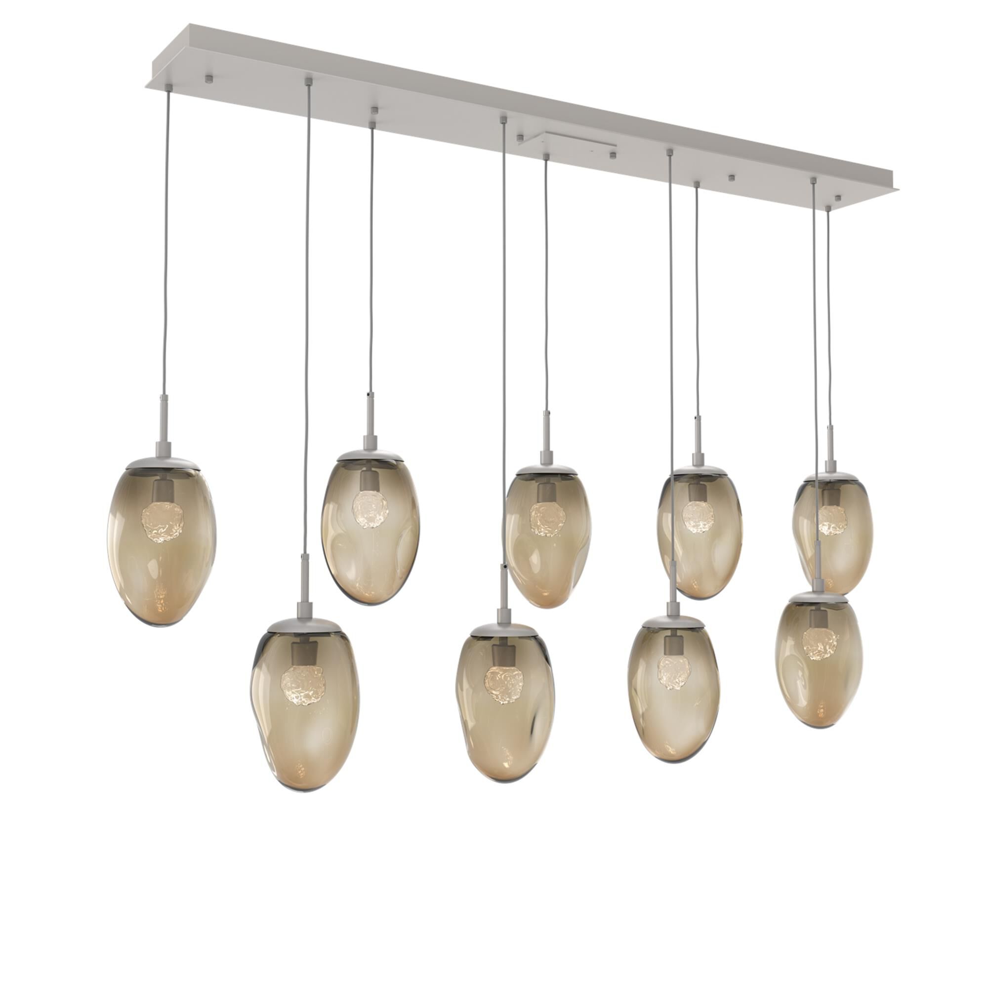 Levi Wilson Nebula 70 Inch 9 Light LED Linear Suspension Light by Hammerton Studio