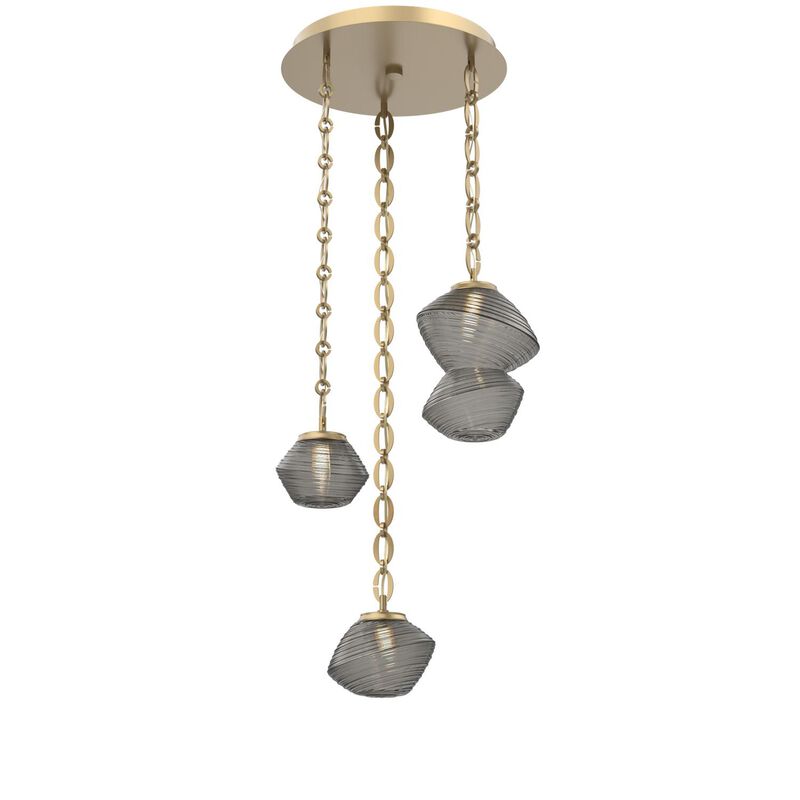 Levi Wilson Mesa 3 Light Multi Light Pendant by Hammerton Studio