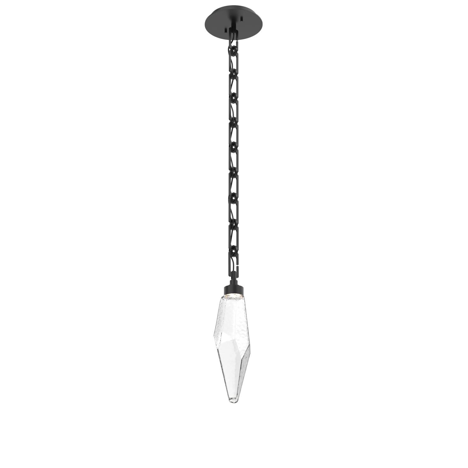 Levi Wilson Rock Crystal 6 Inch Mini Pendant by Hammerton Studio
