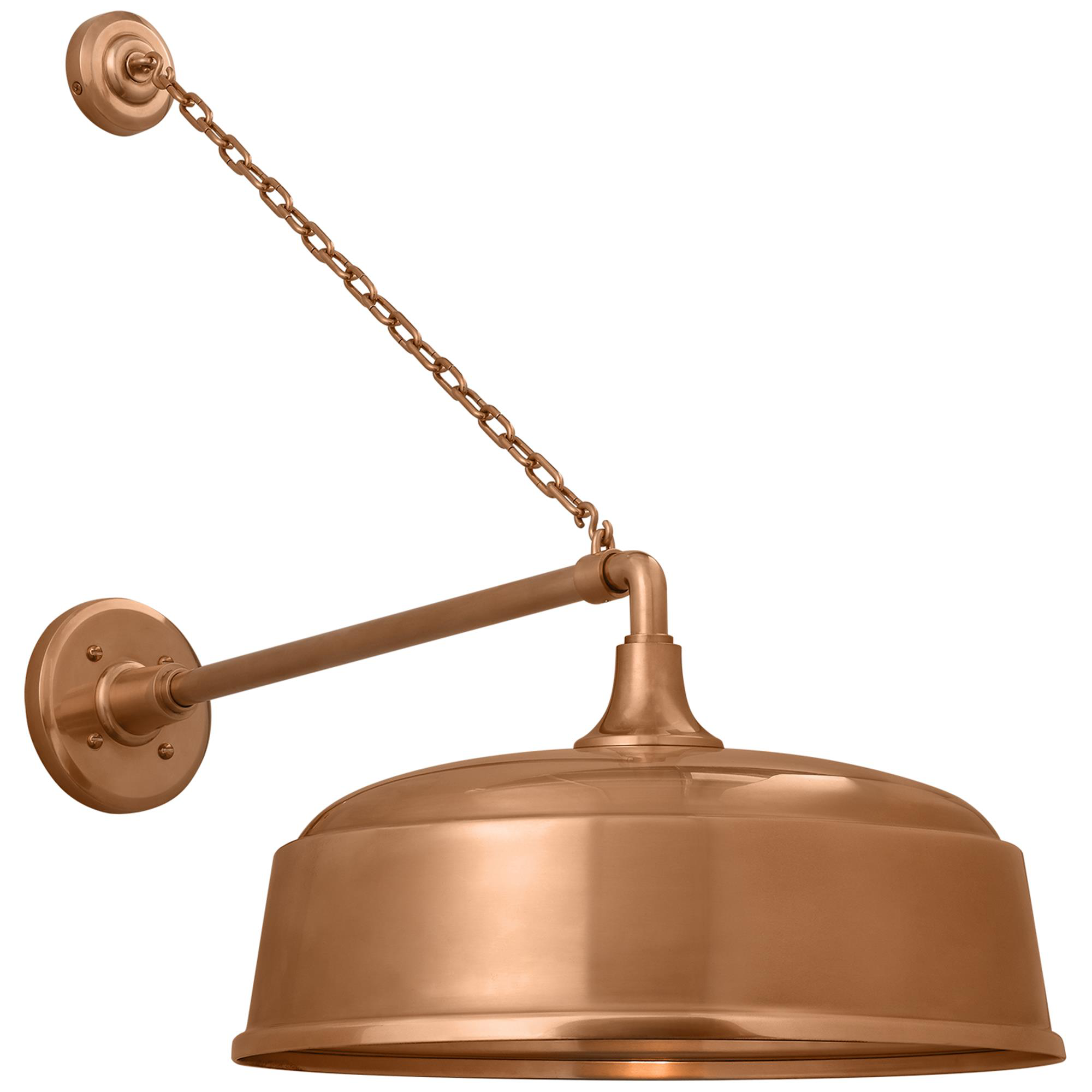 Shown in Soft Copper finish and Copper shade