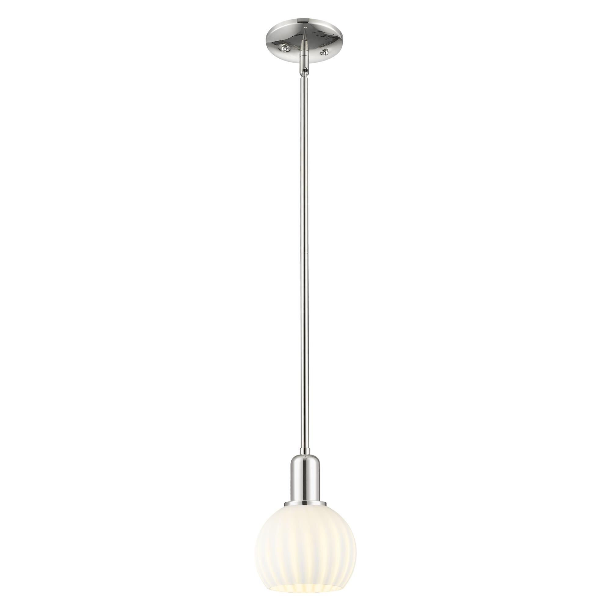 Bruno Marashlian White Venetian 6 Inch Mini Pendant by Innovations Lighting