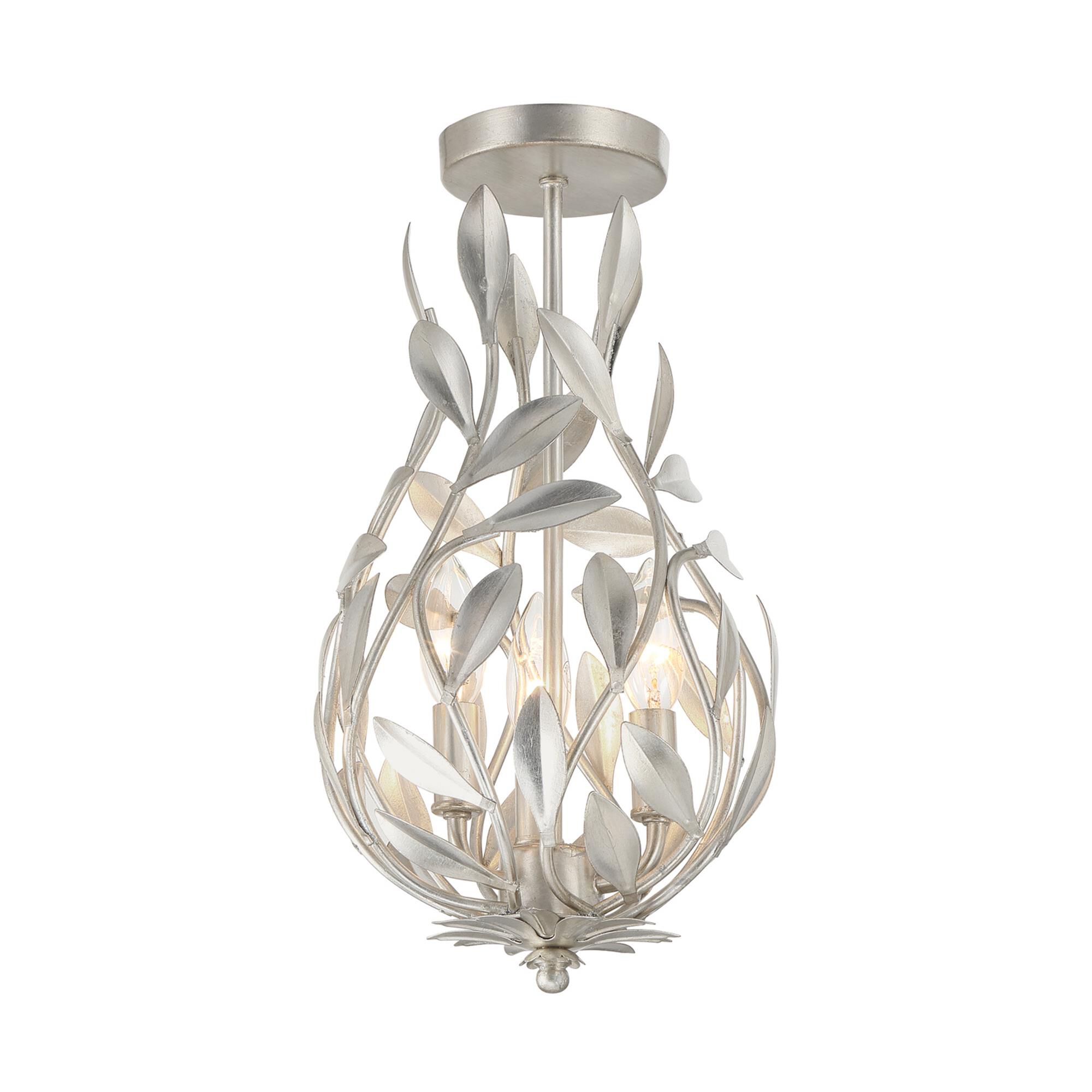 Shown in Antique Silver finish