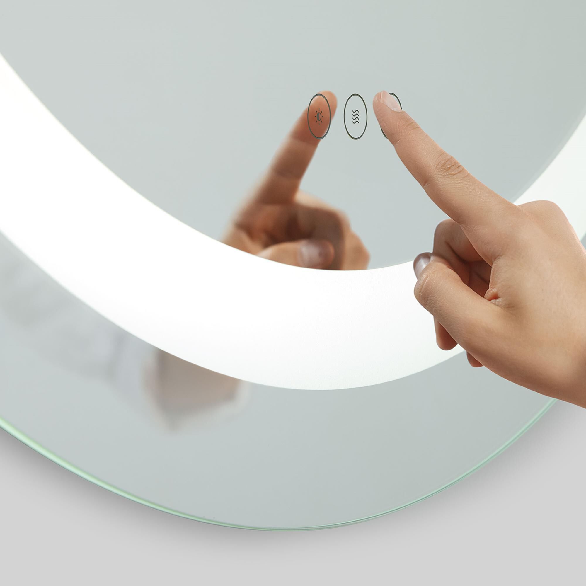 Mera 36 Inch LED Lighted Mirror by Generation Lighting