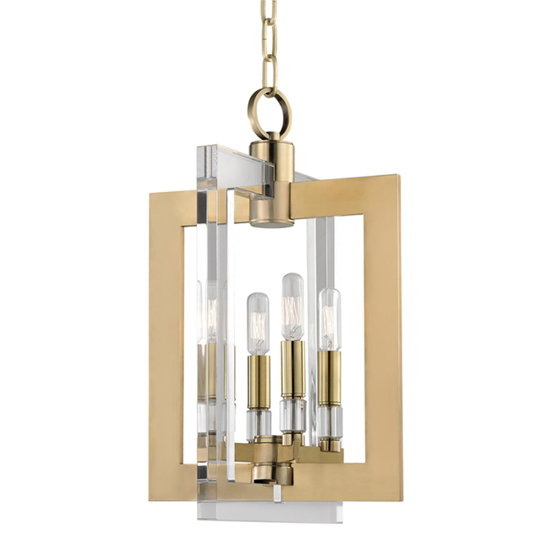 Wellington Small Lantern Pendant by Hudson Valley Lighting
