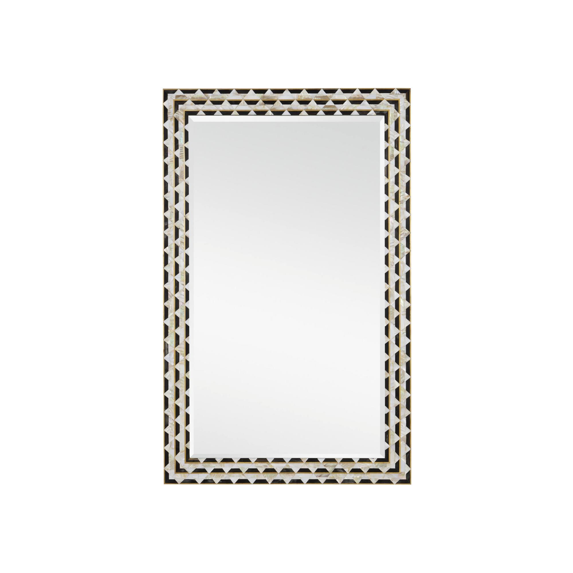 Macy 30 Inch Decorative Mirror by Currey and Company