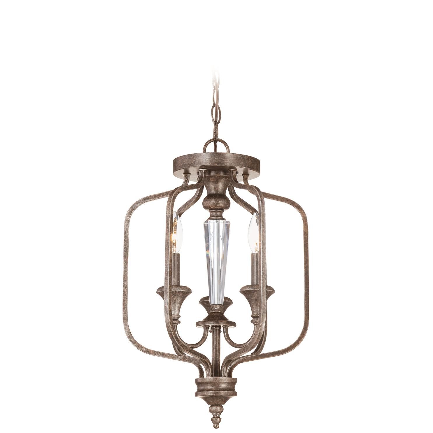 Boulevard 13 Inch 3 Light Semi Flush Mount by Craftmade