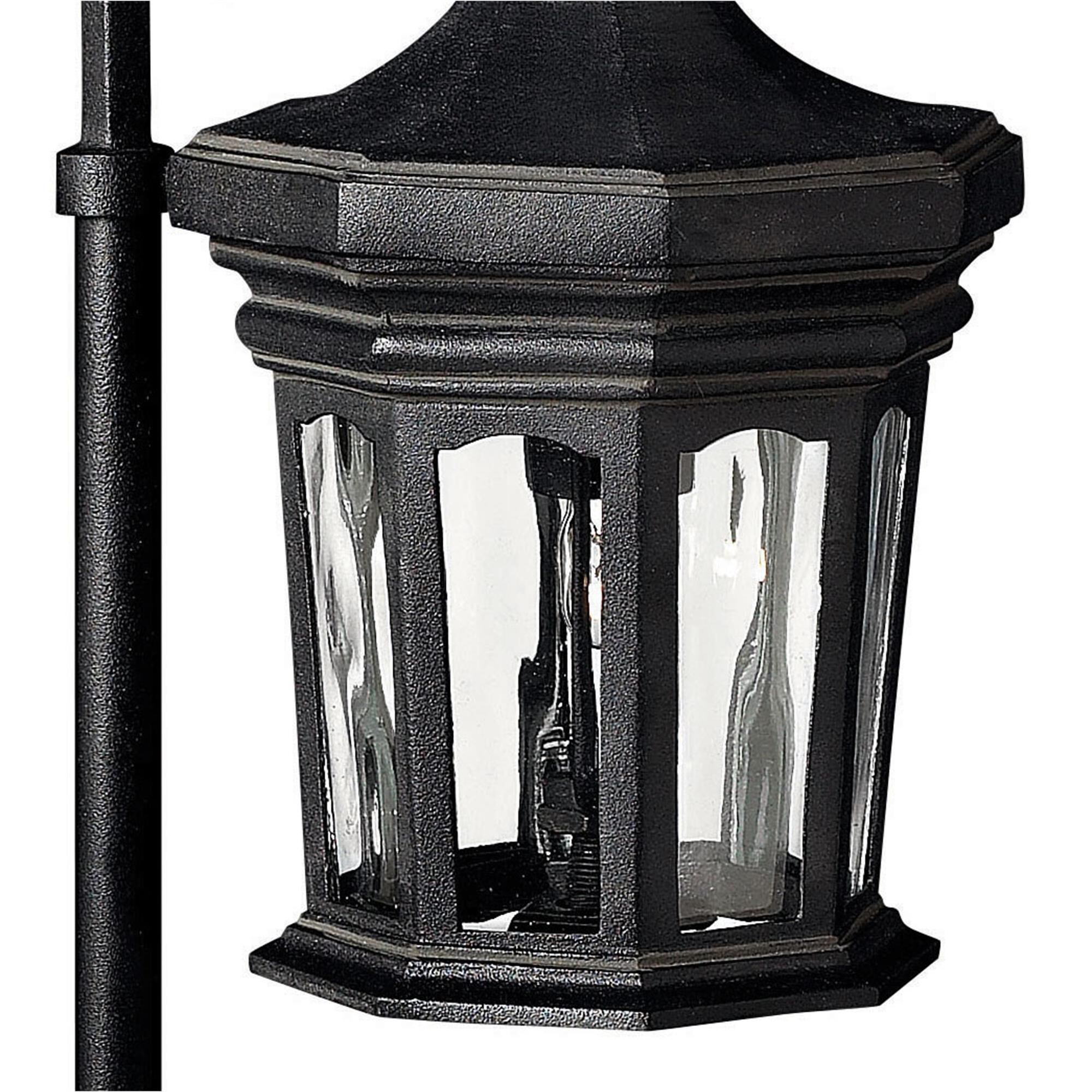 Shown in Museum Black finish and Clear Water Panels glass