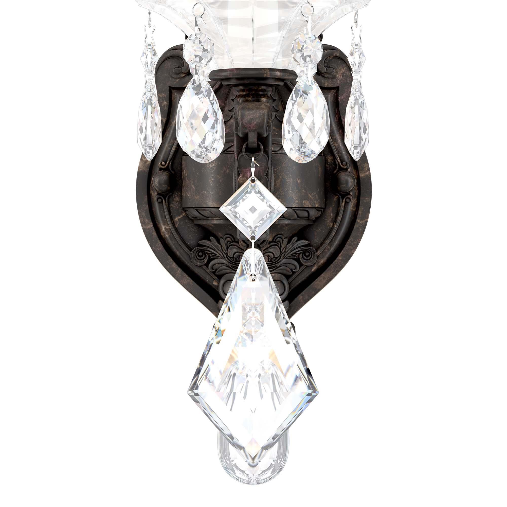 Shown in Heirloom Bronze finish and Clear Heritage crystal