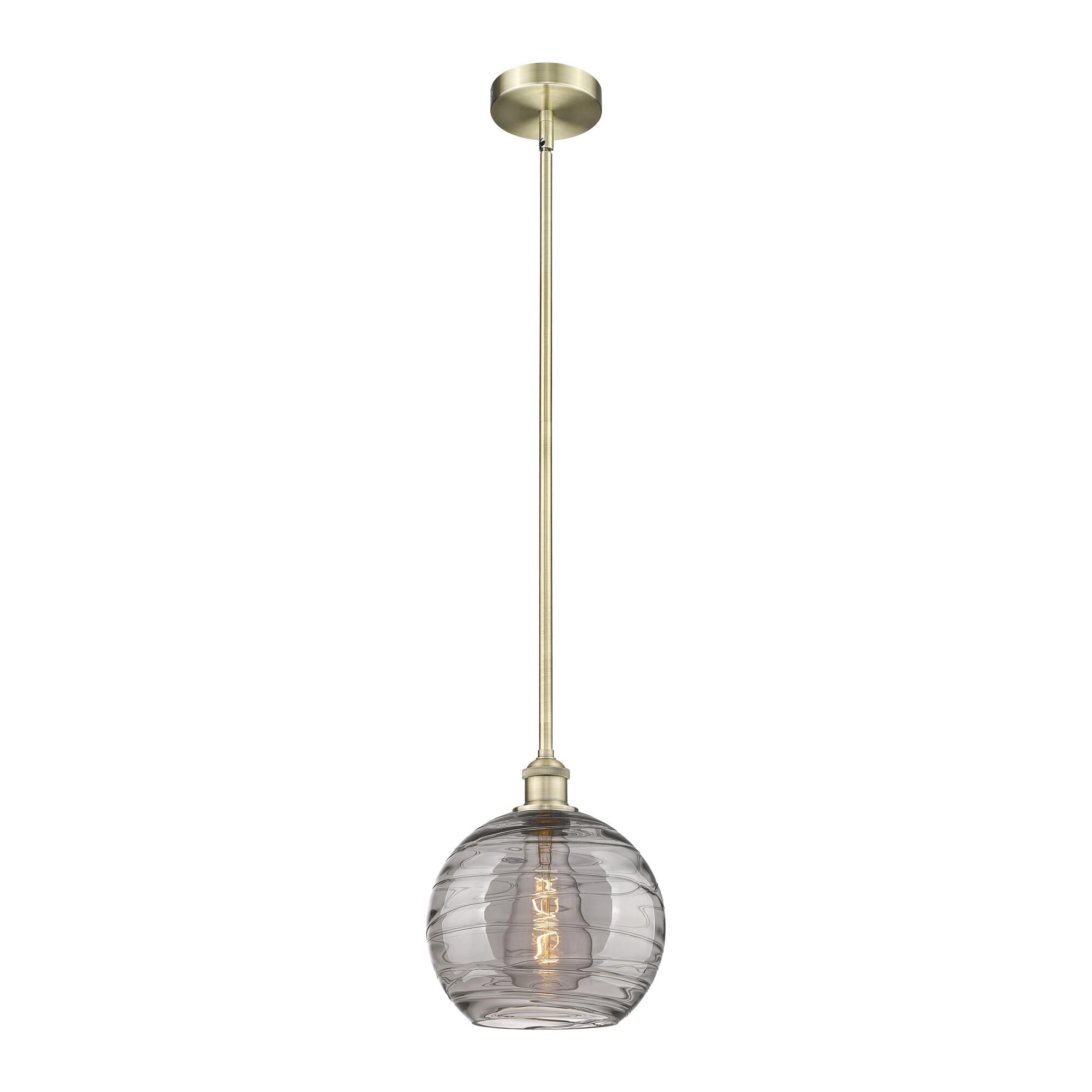 Bruno Marashlian Athens Deco Swirl 10 Inch Mini Pendant by Innovations Lighting