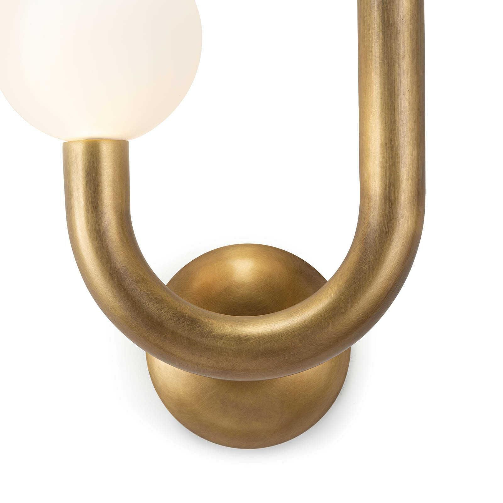 Shown in Natural Brass finish and Left Orientation  accent