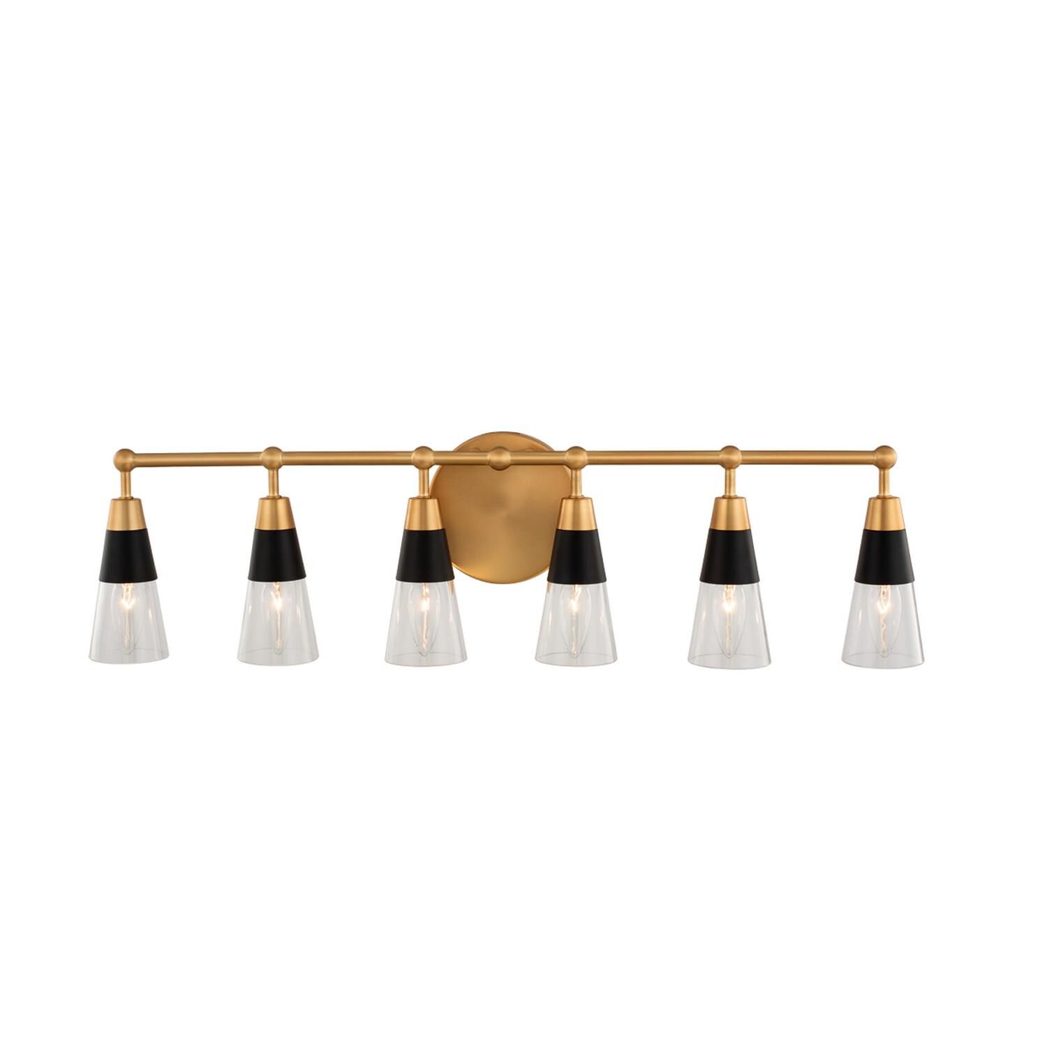 Ponti 30 Inch 6 Light Bath Vanity Light by Kalco Lighting