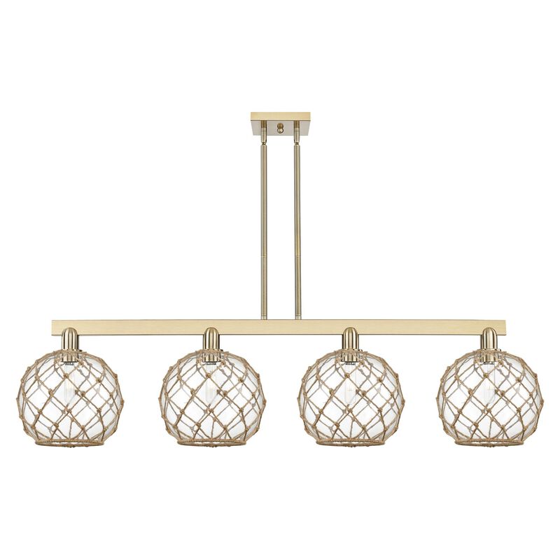Bruno Marashlian Farmhouse Rope 53 Inch Linear Suspension Light by Innovations Lighting