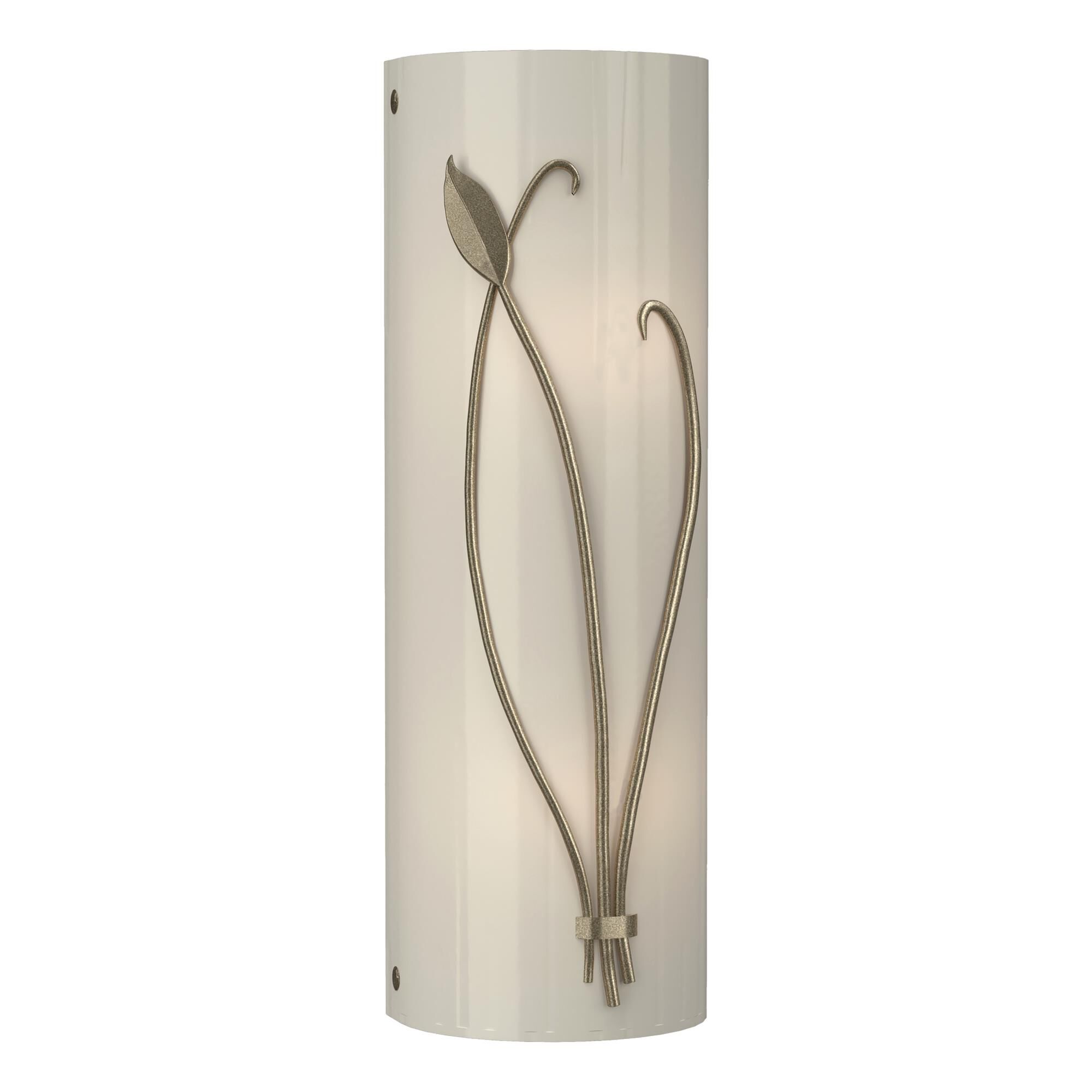 Forged Leaves 17 Inch 2 Light Wall Sconce,
