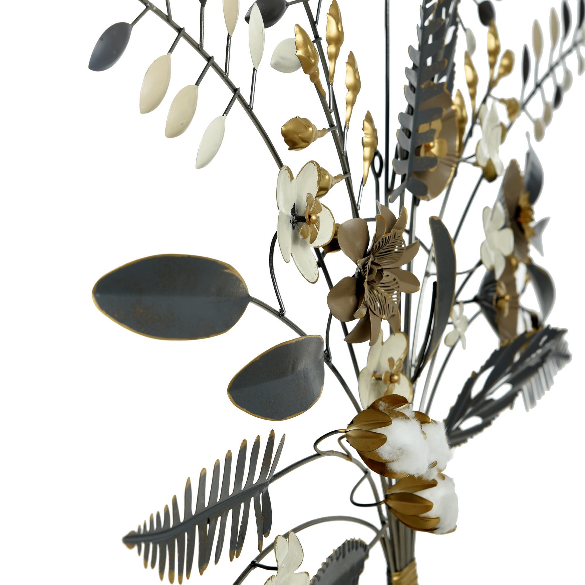 Shown in White, Gold and Brown finish