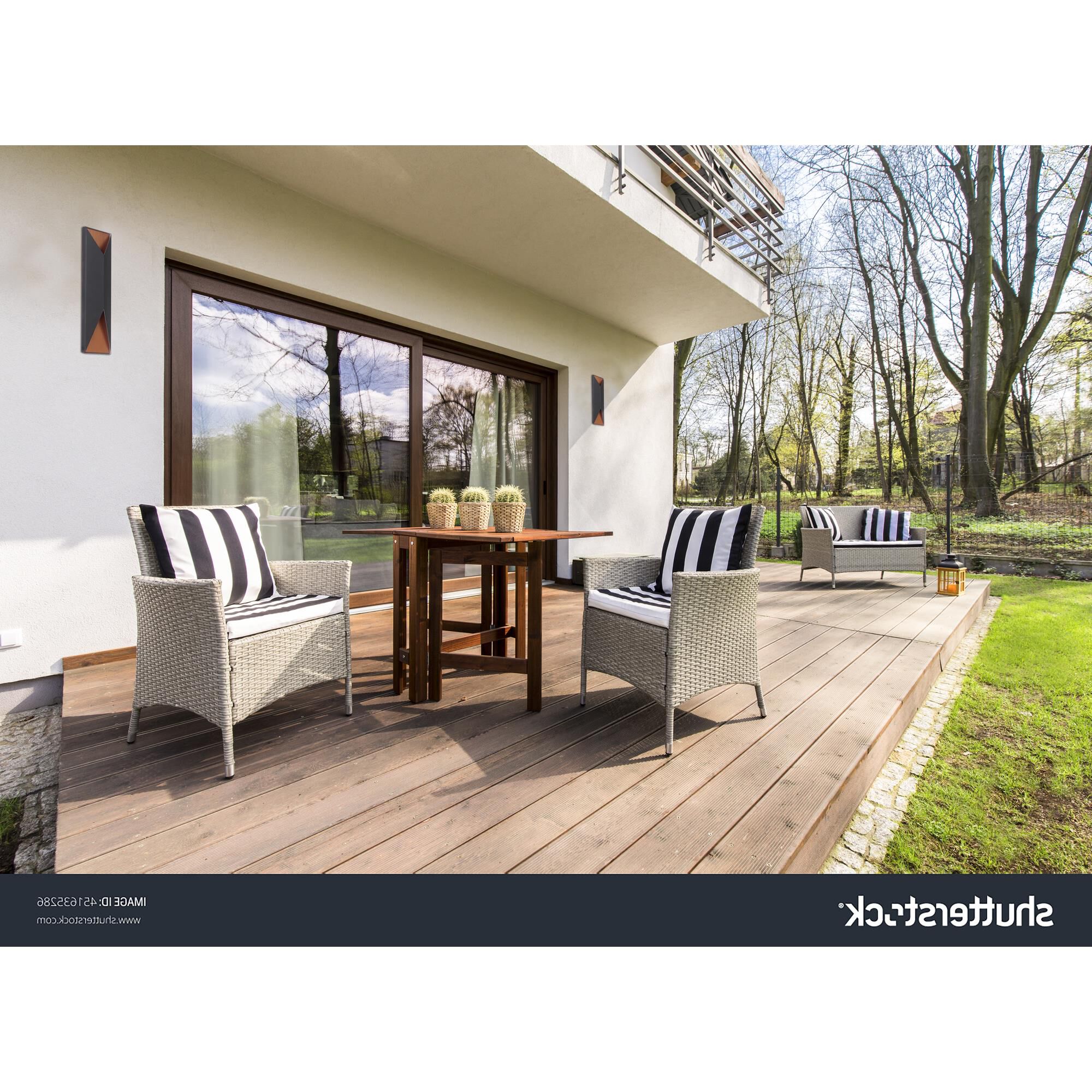 Peak 14 Inch Tall 2 Light LED Outdoor Wall Light by Craftmade