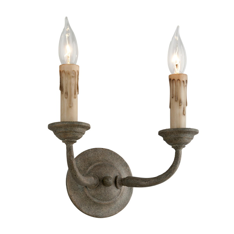 Cyrano Medium 2 Light Wall Sconce by Troy Lighting