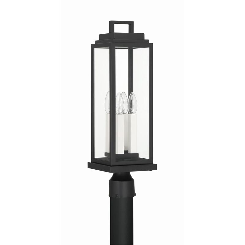 Aspen 22 Inch Outdoor Post Lamp by Crystorama