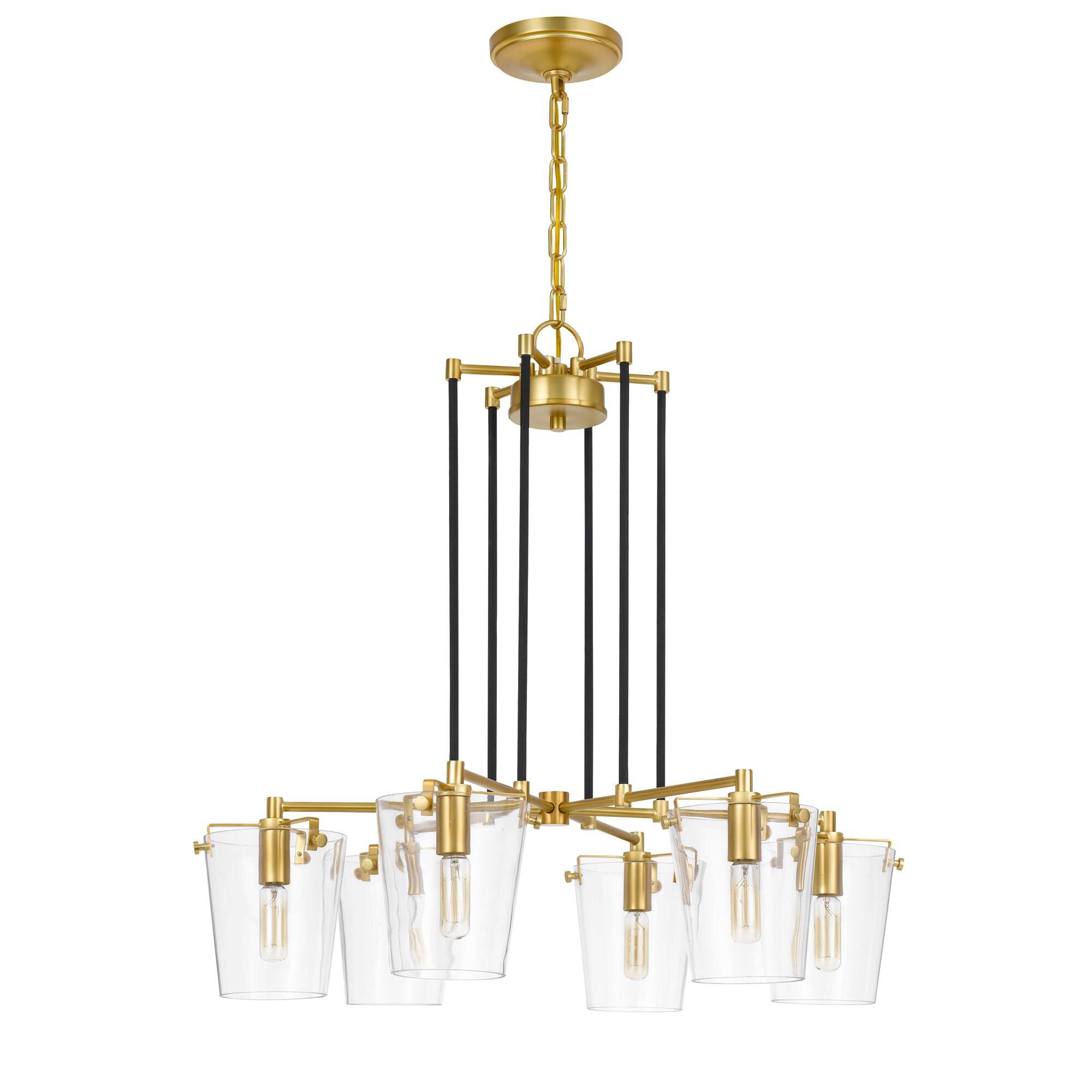 Arlo 26 Inch 6 Light Chandelier by Varaluz
