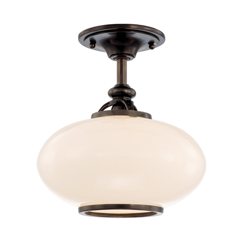 Canton 12 Inch Semi Flush Mount by Hudson Valley Lighting