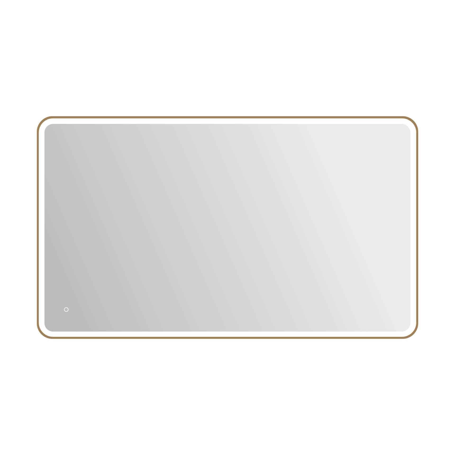 Harmoni 72 Inch Round LED Lighted Mirror by Elegant Decor