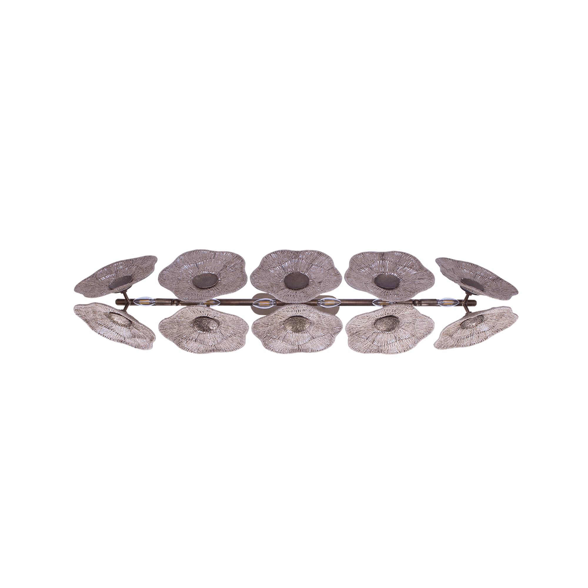 Shown in Pearlized Antique Brass finish