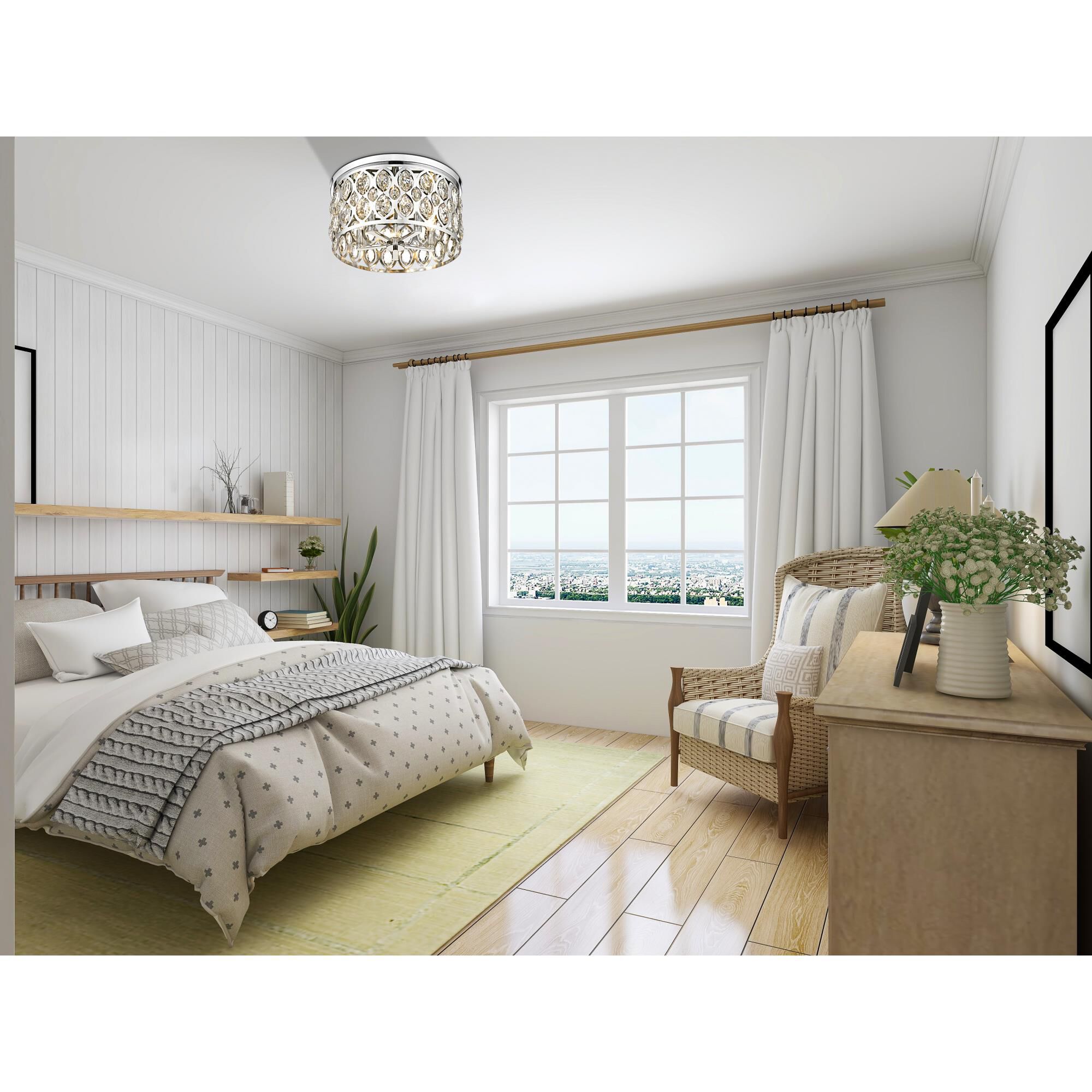 Dealey 18 Inch 5 Light Flush Mount by Z-Lite