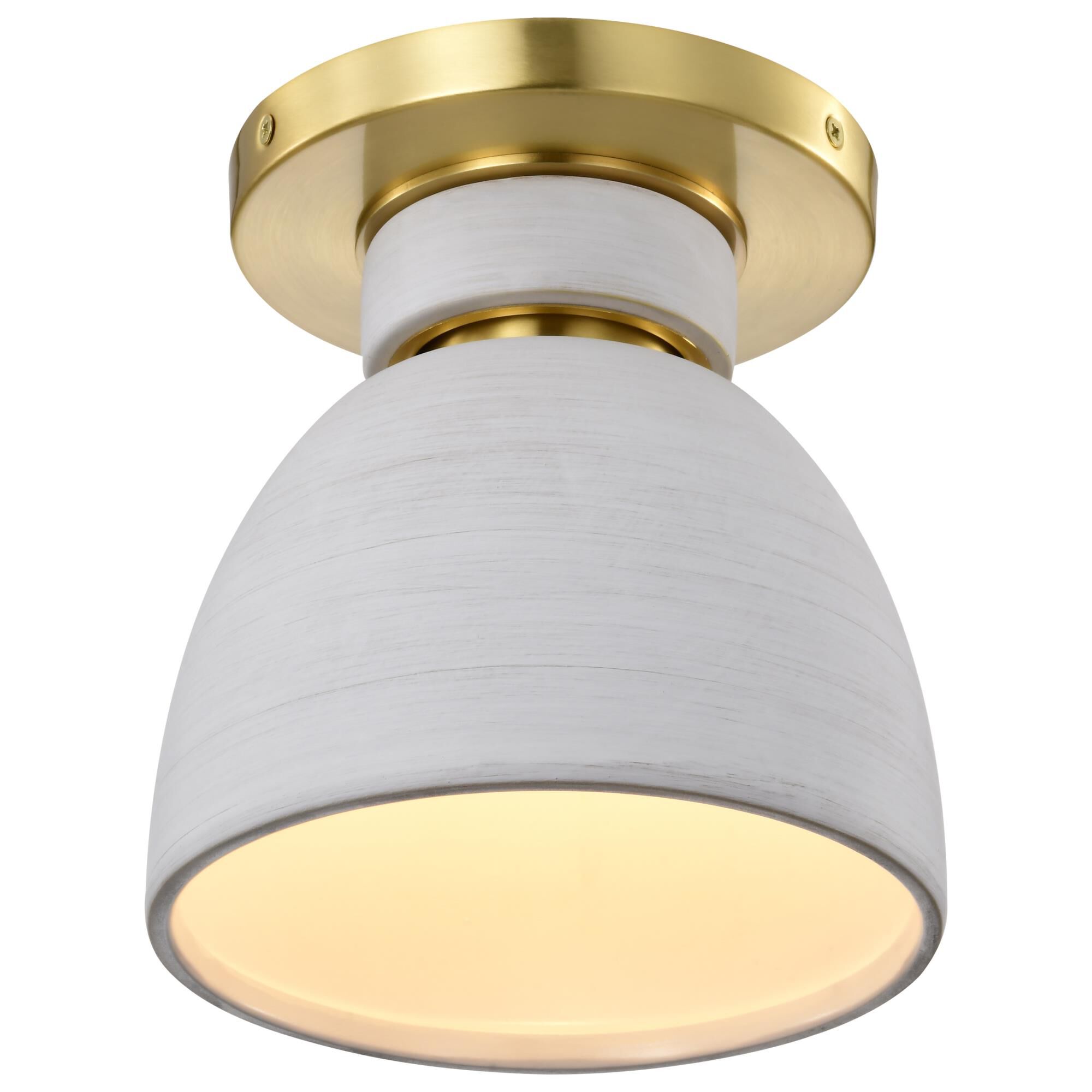 Shown in Brushed Brass finish