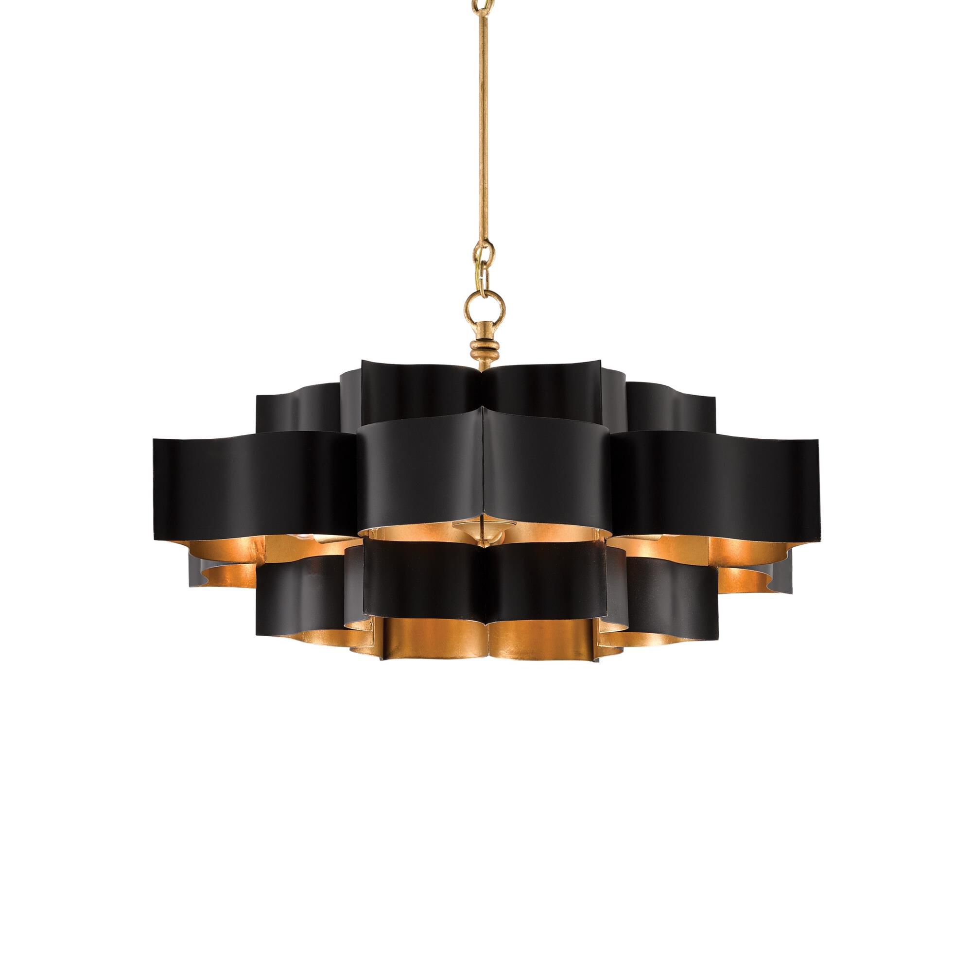 Grand Lotus Large Pendant by Currey and Company