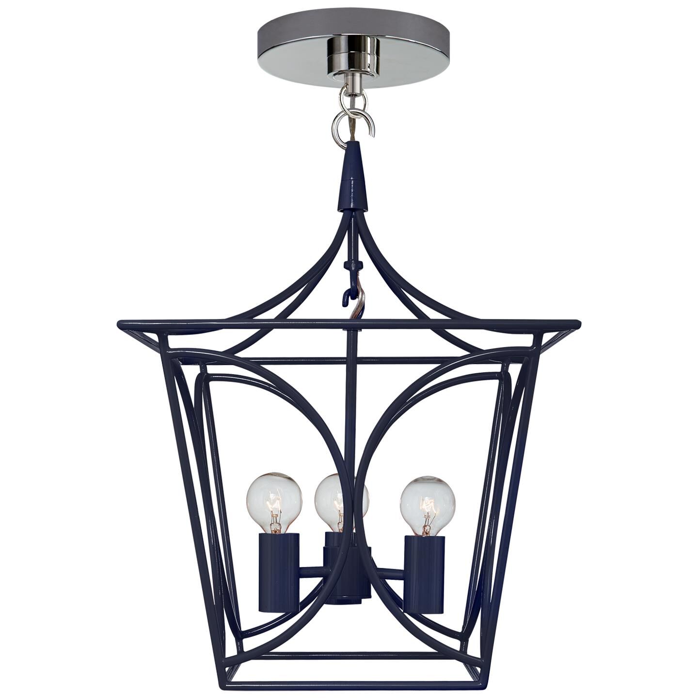Shown in French Navy and Polished Nickel finish