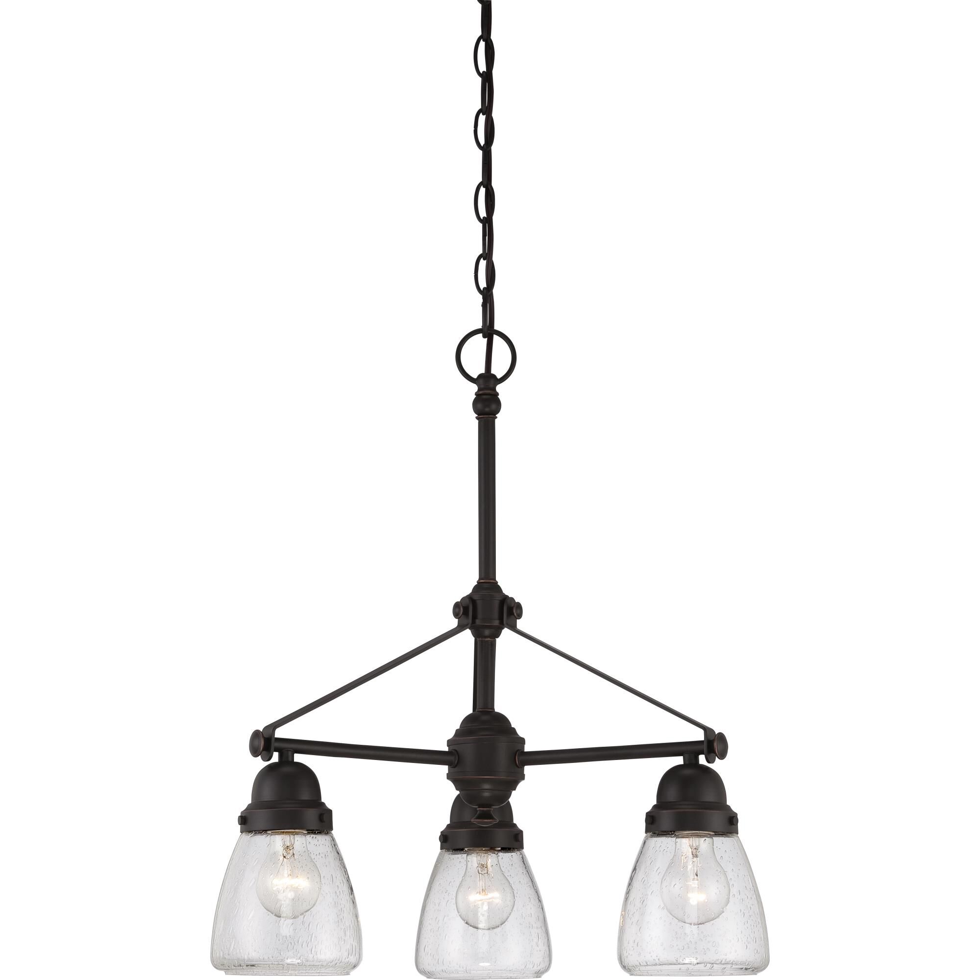 Laurel 21 Inch 3 Light Mini Chandelier by Nuvo Lighting