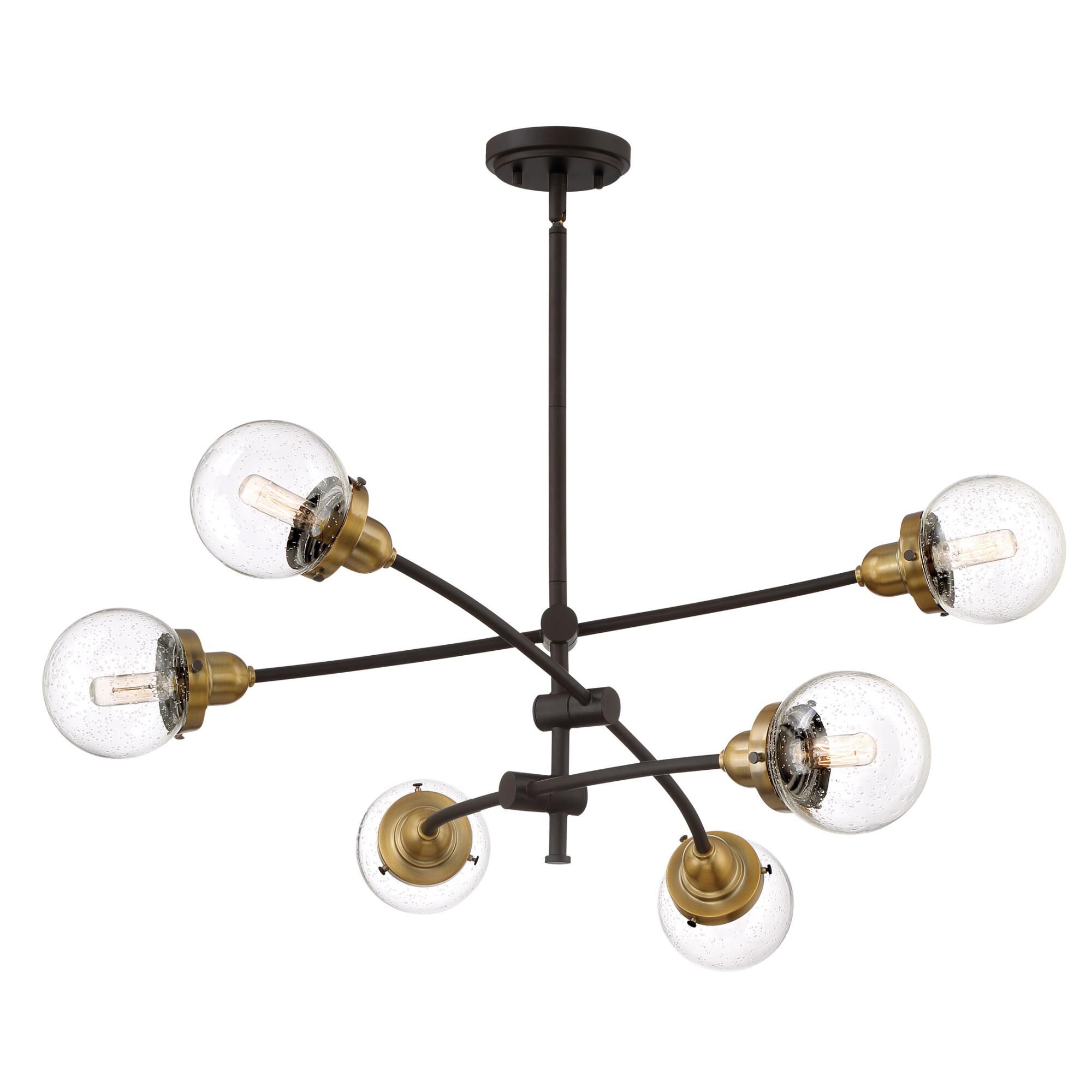 Trance 34 Inch 6 Light Chandelier by Quoizel