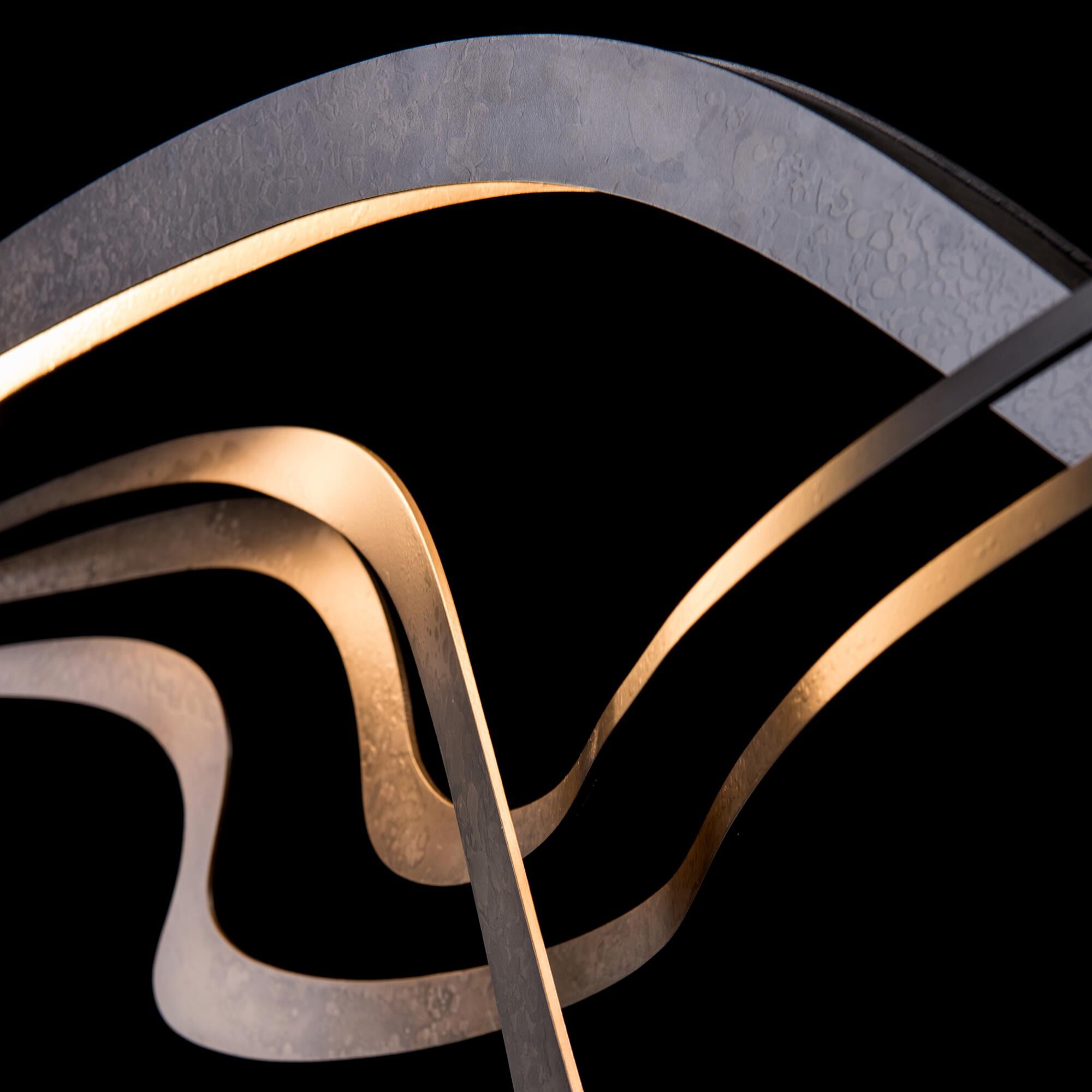 Crossing Waves Linear Suspension Light by Hubbardton Forge