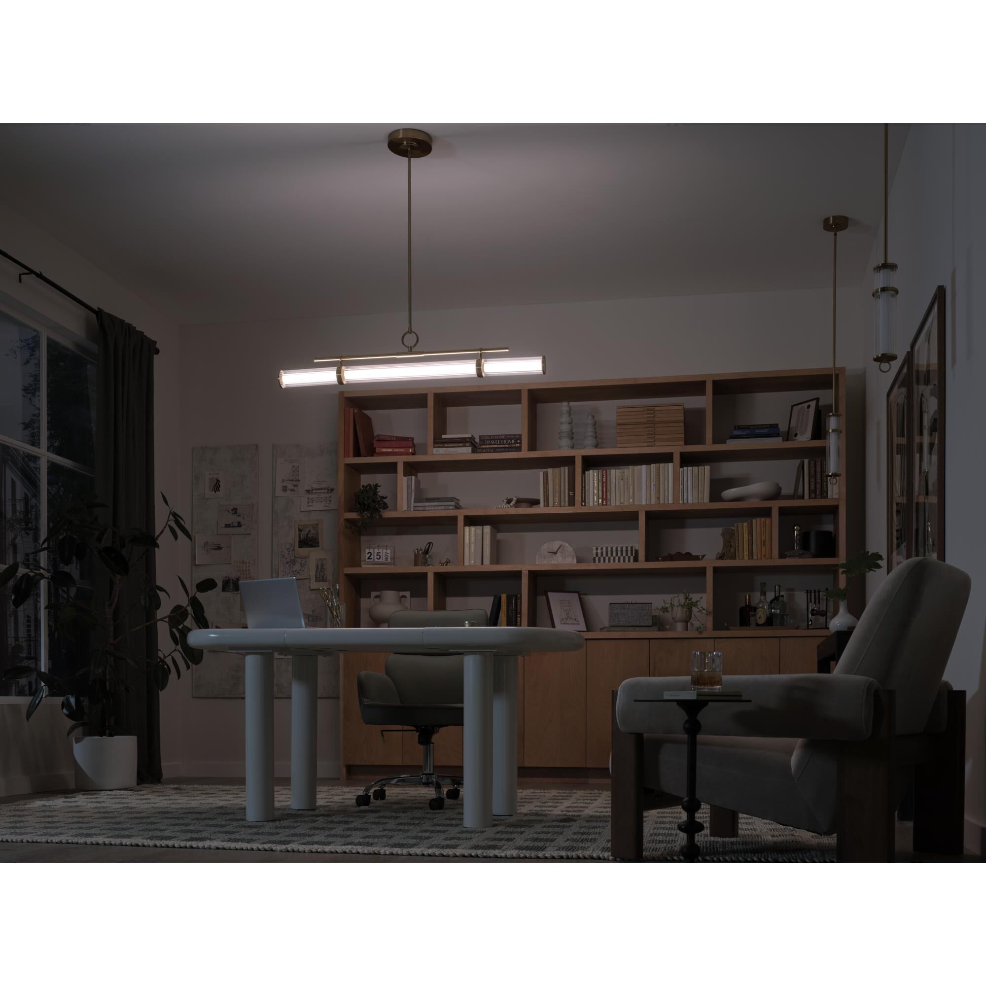 Riven 48 Inch Linear Suspension Light by Kichler Lighting