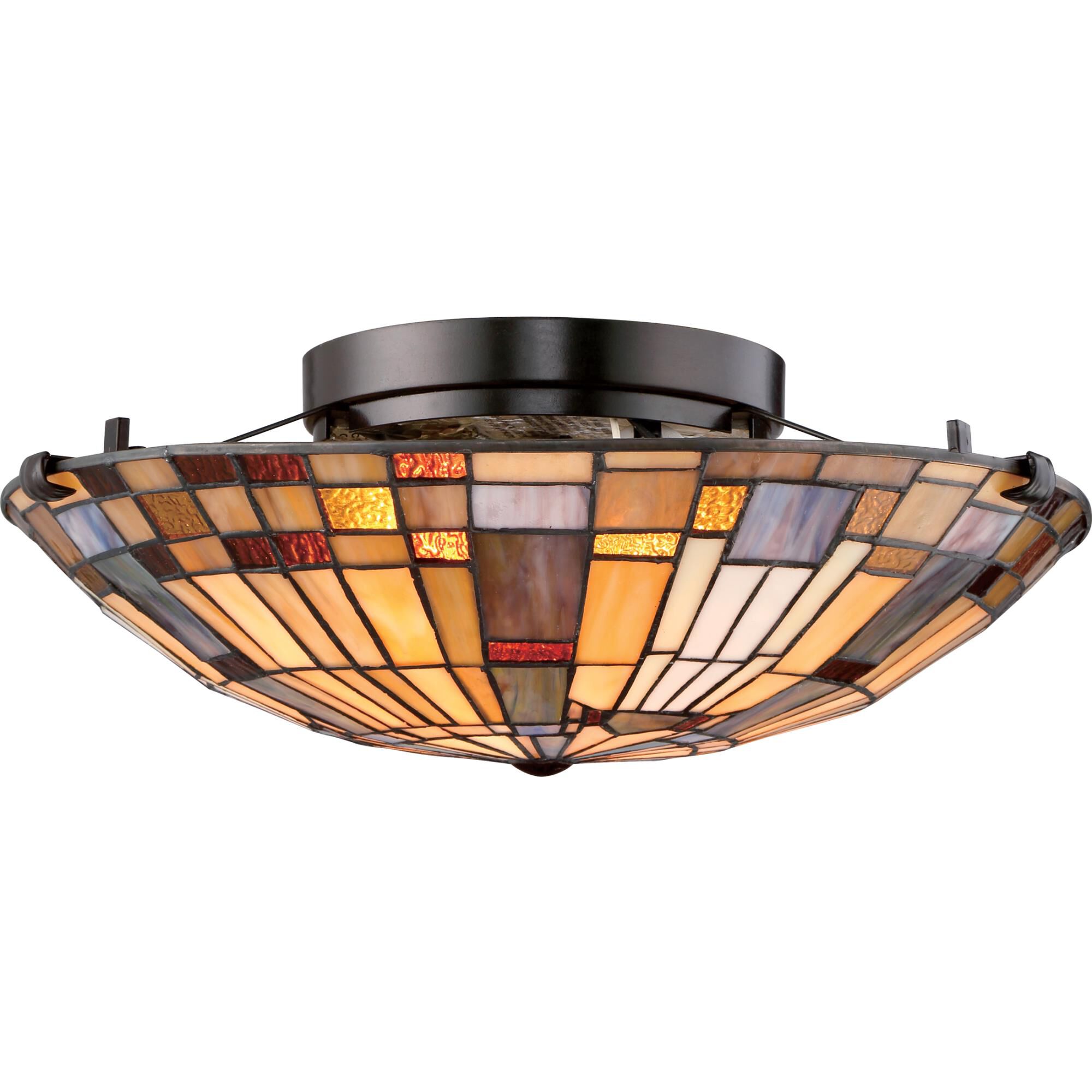 Inglenook 16 Inch 2 Light Flush Mount by Quoizel