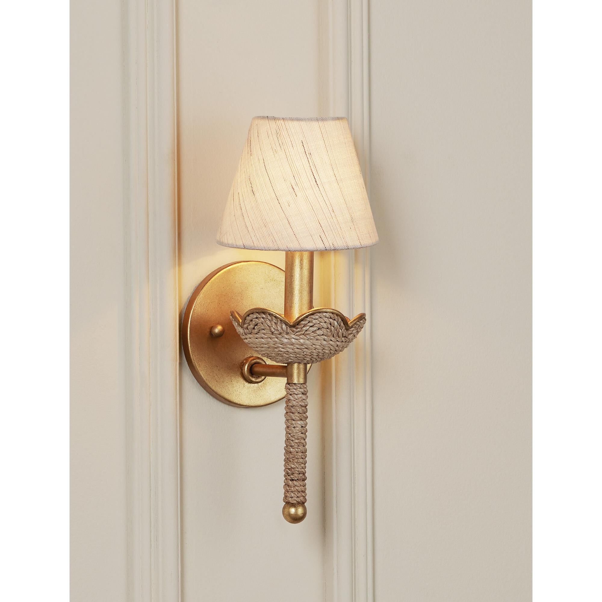 Suzanne Duin Vichy 5 Inch Wall Sconce by Currey and Company