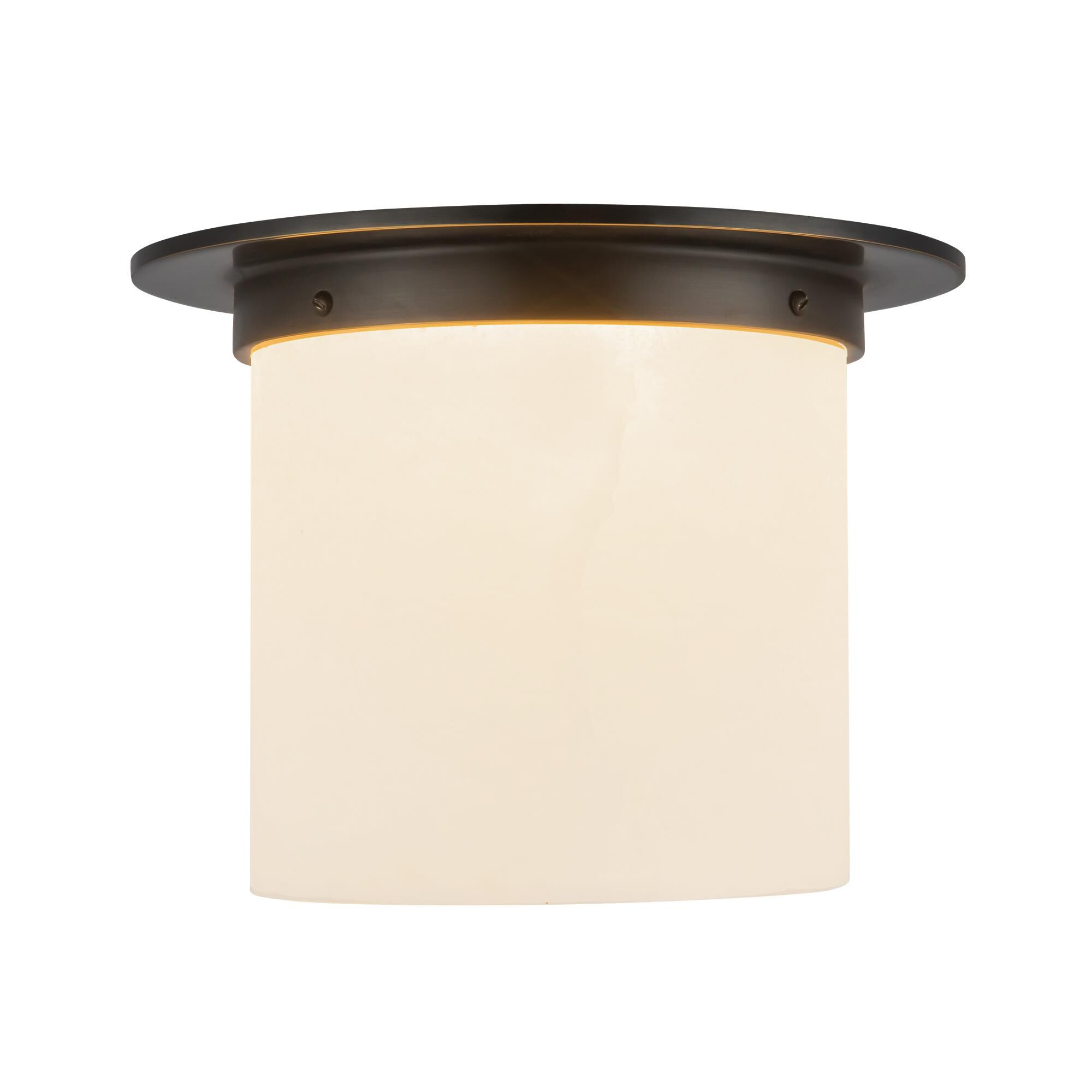 Shown in Urban Bronze finish and Alabaster glass