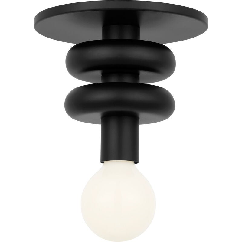 Malcolm 5 Inch Semi Flush Mount by Visual Comfort Studio