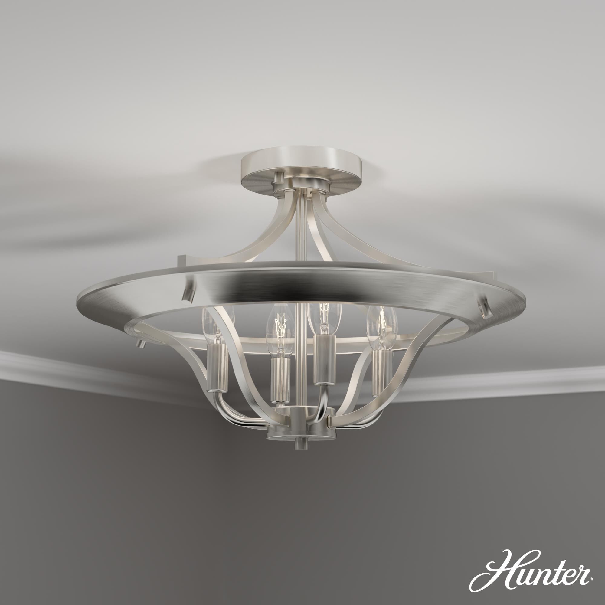 Perch Point Chandelier by Hunter Fan